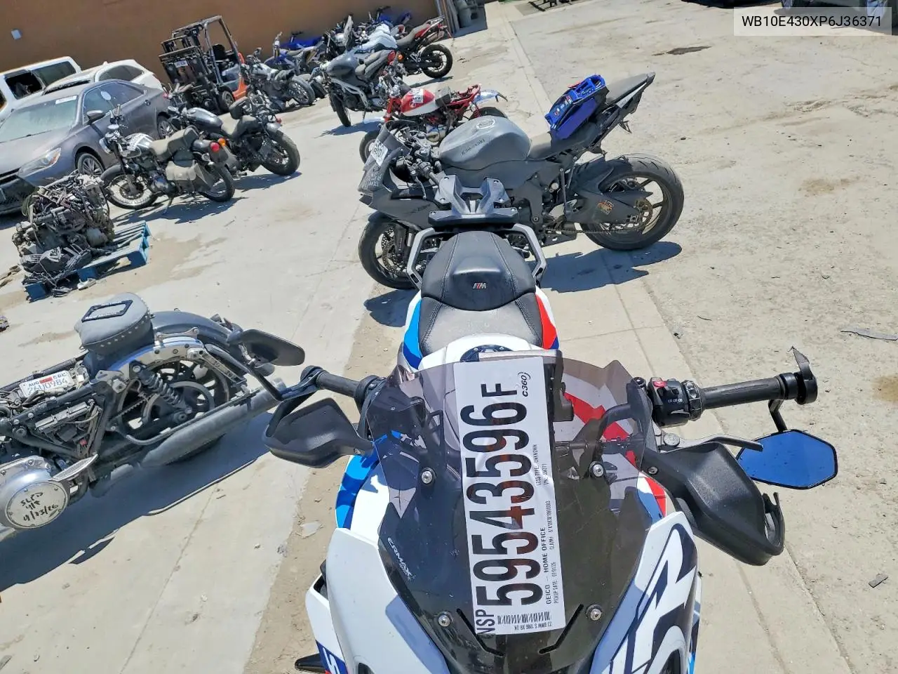 2023 BMW S 1000 Xr VIN: WB10E430XP6J36371 Lot: 59543596