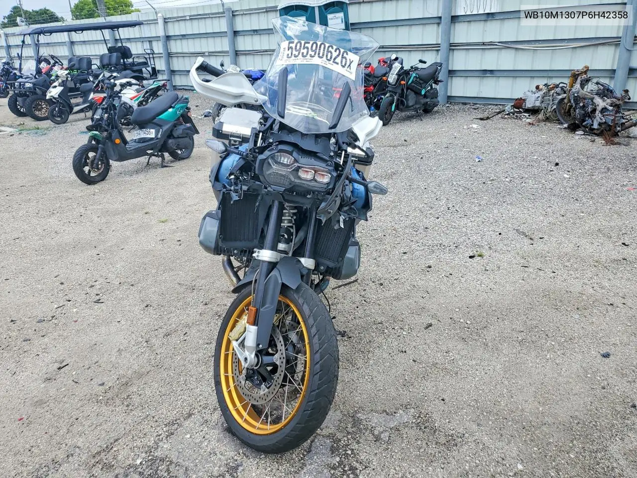 2023 BMW R 1250 Gs Adventure VIN: WB10M1307P6H42358 Lot: 59590626