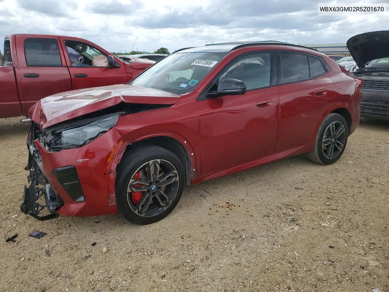2024 BMW X2 xDrive28I VIN: WBX63GM02R5Z01670 Lot: 49372806