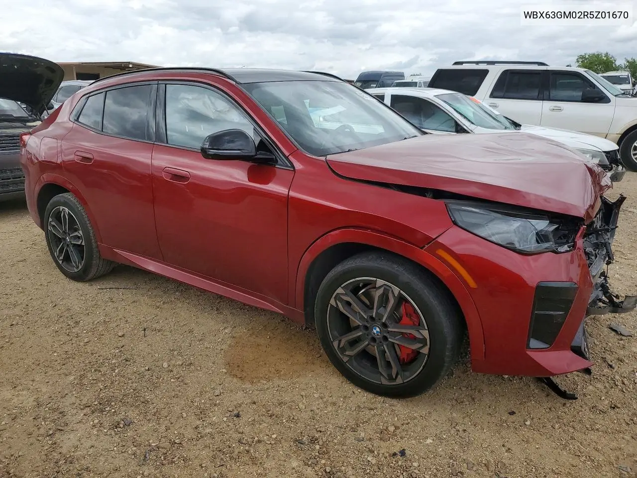 2024 BMW X2 xDrive28I VIN: WBX63GM02R5Z01670 Lot: 49372806