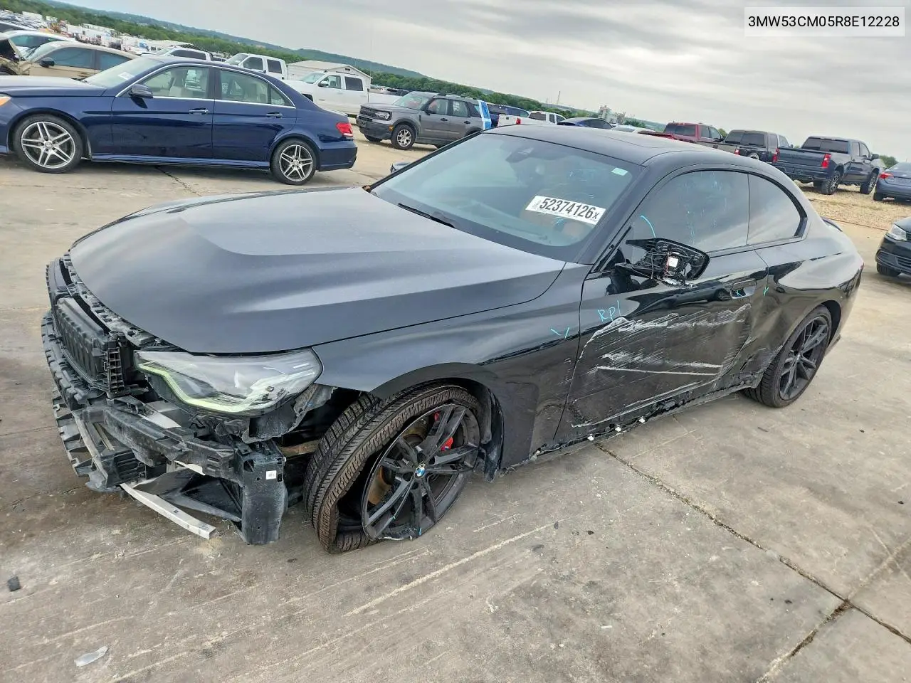 2024 BMW M240Xi VIN: 3MW53CM05R8E12228 Lot: 52374126