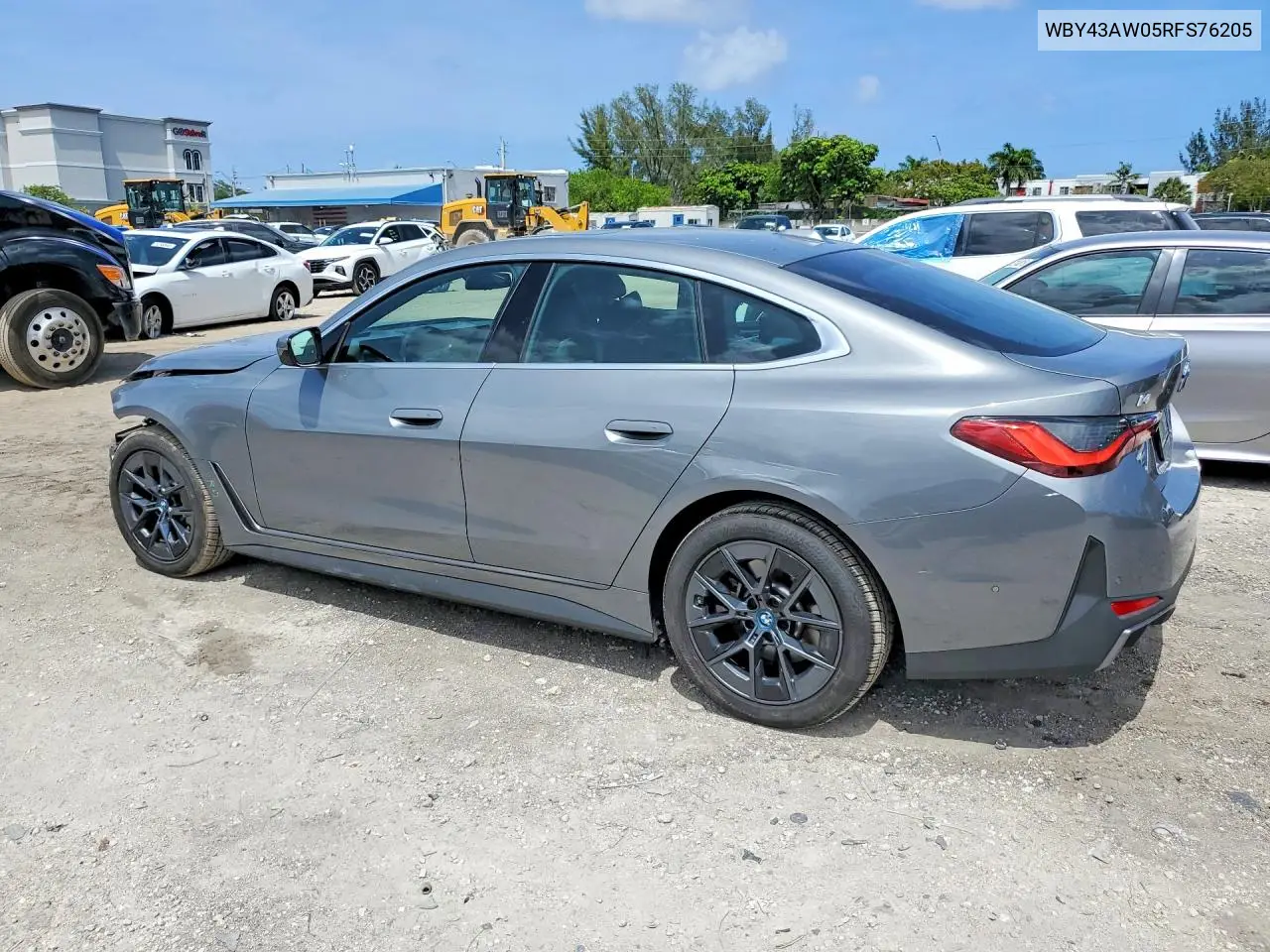 2024 BMW I4 Edrive 35 VIN: WBY43AW05RFS76205 Lot: 52657016