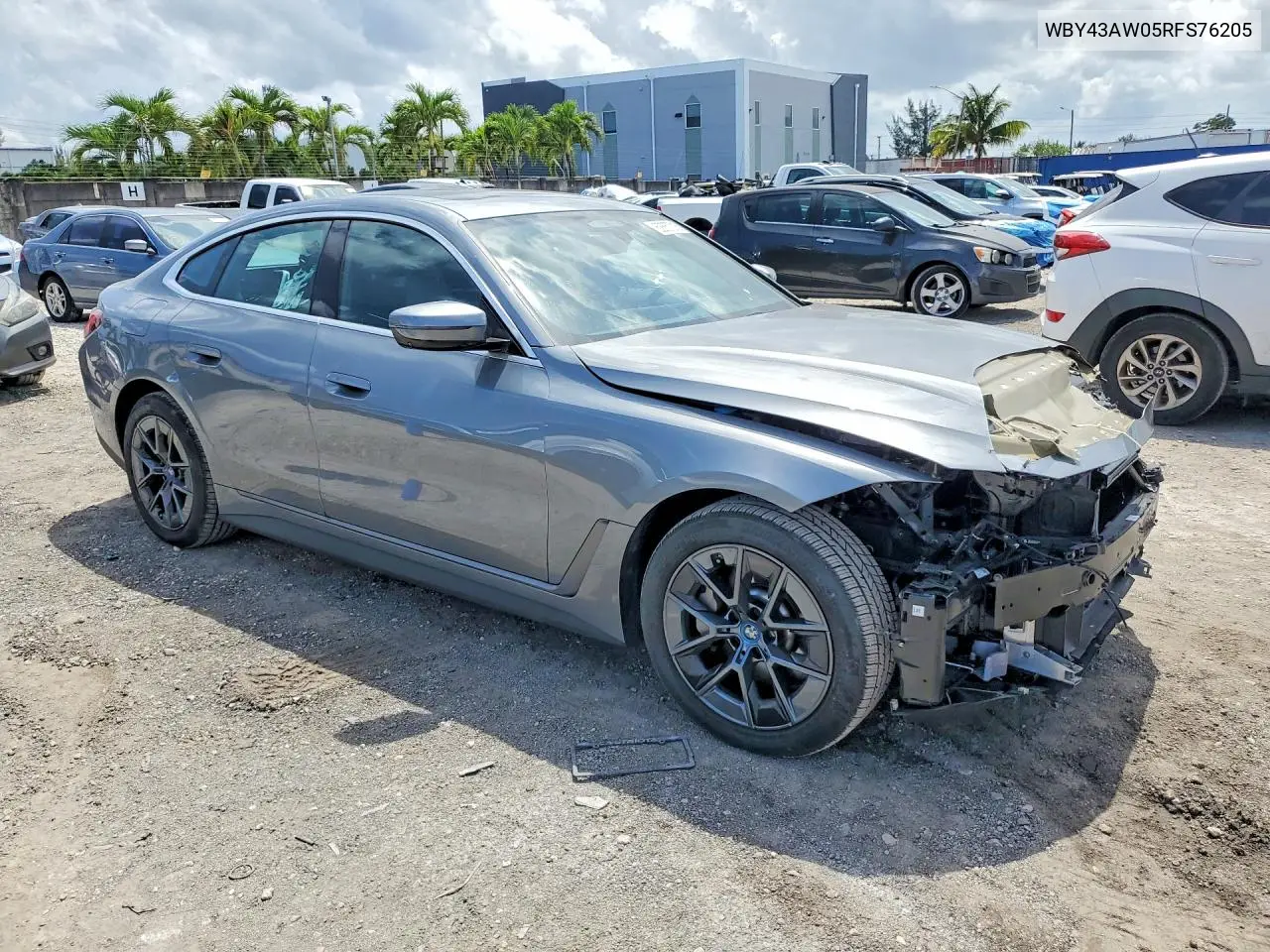2024 BMW I4 Edrive 35 VIN: WBY43AW05RFS76205 Lot: 52657016