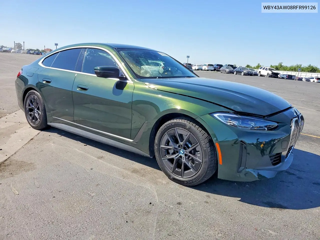 2024 BMW I4 Edrive 35 VIN: WBY43AW08RFR99126 Lot: 52952856