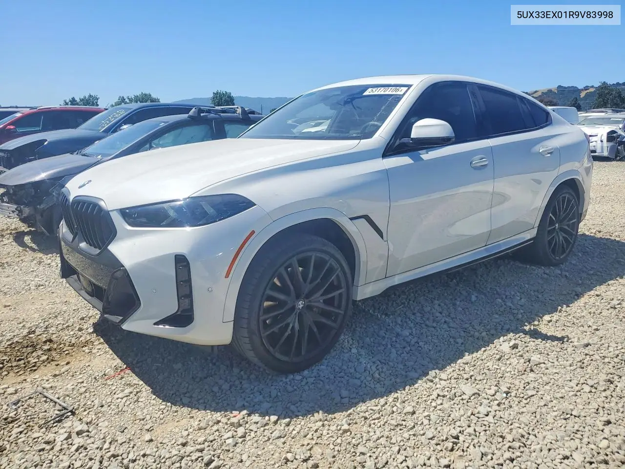 2024 BMW X6 xDrive40I VIN: 5UX33EX01R9V83998 Lot: 53170106