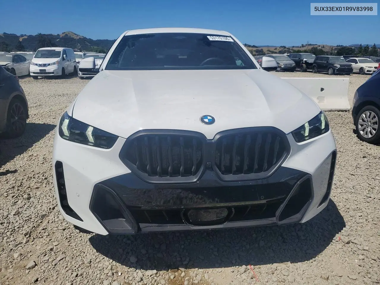 2024 BMW X6 xDrive40I VIN: 5UX33EX01R9V83998 Lot: 53170106