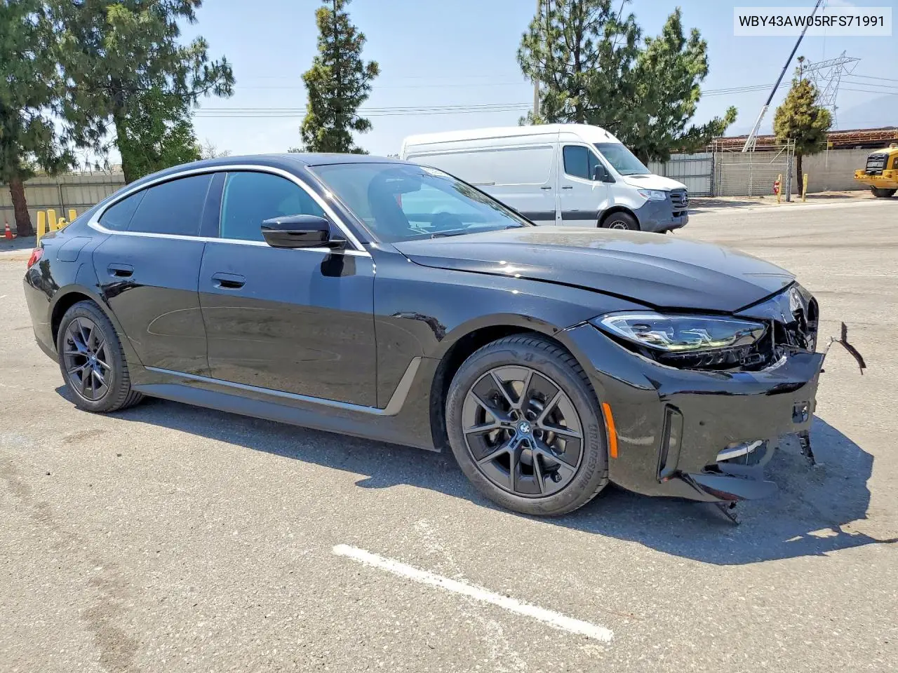 2024 BMW I4 Edrive 35 VIN: WBY43AW05RFS71991 Lot: 53595476