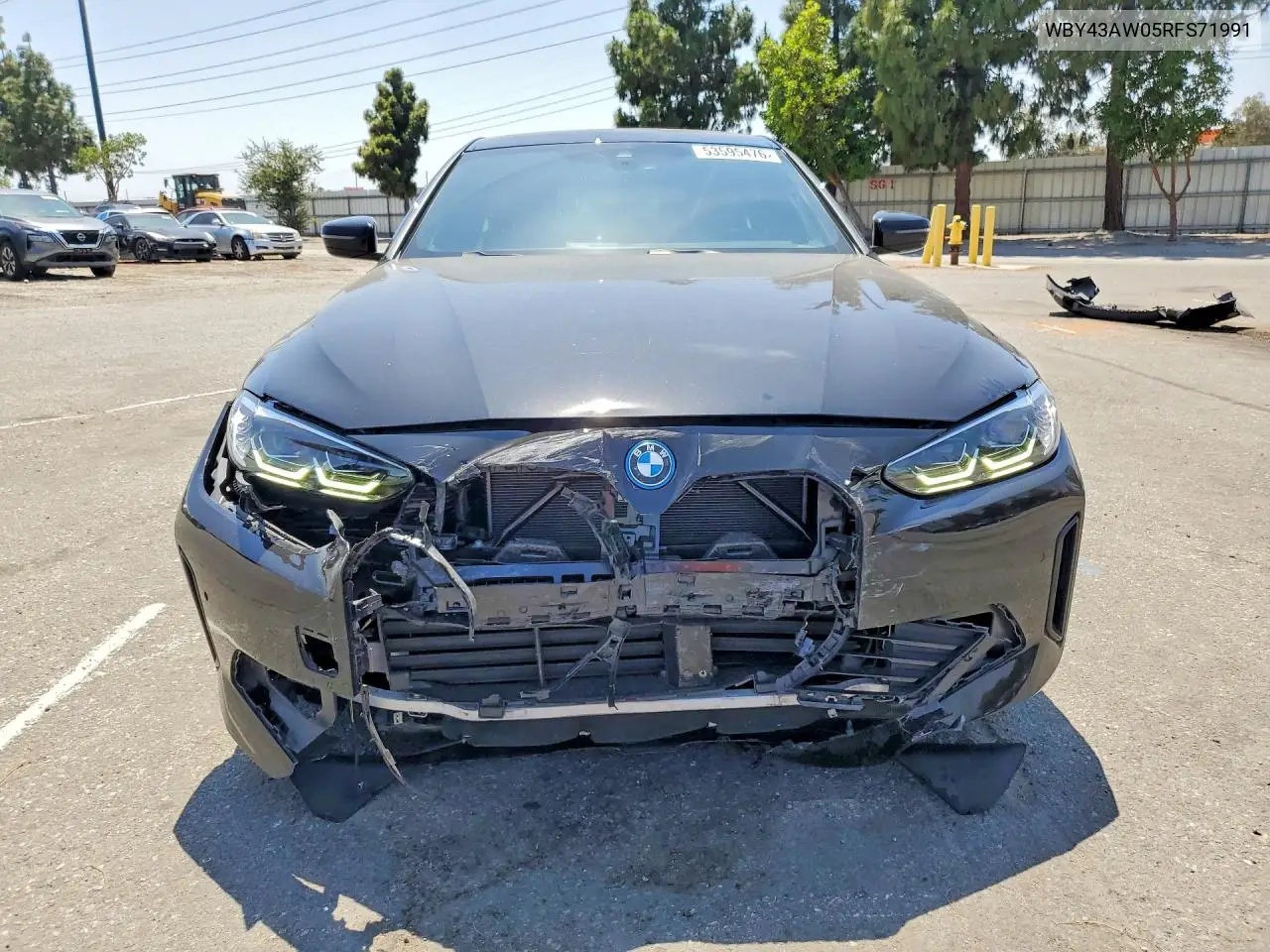 2024 BMW I4 Edrive 35 VIN: WBY43AW05RFS71991 Lot: 53595476