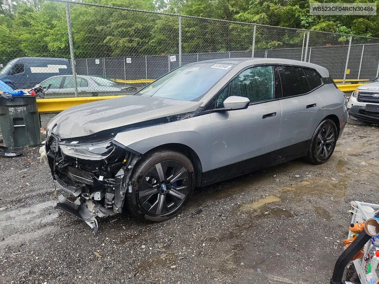 2024 BMW Ix xDrive50 VIN: WB523CF04RCN30486 Lot: 54182046