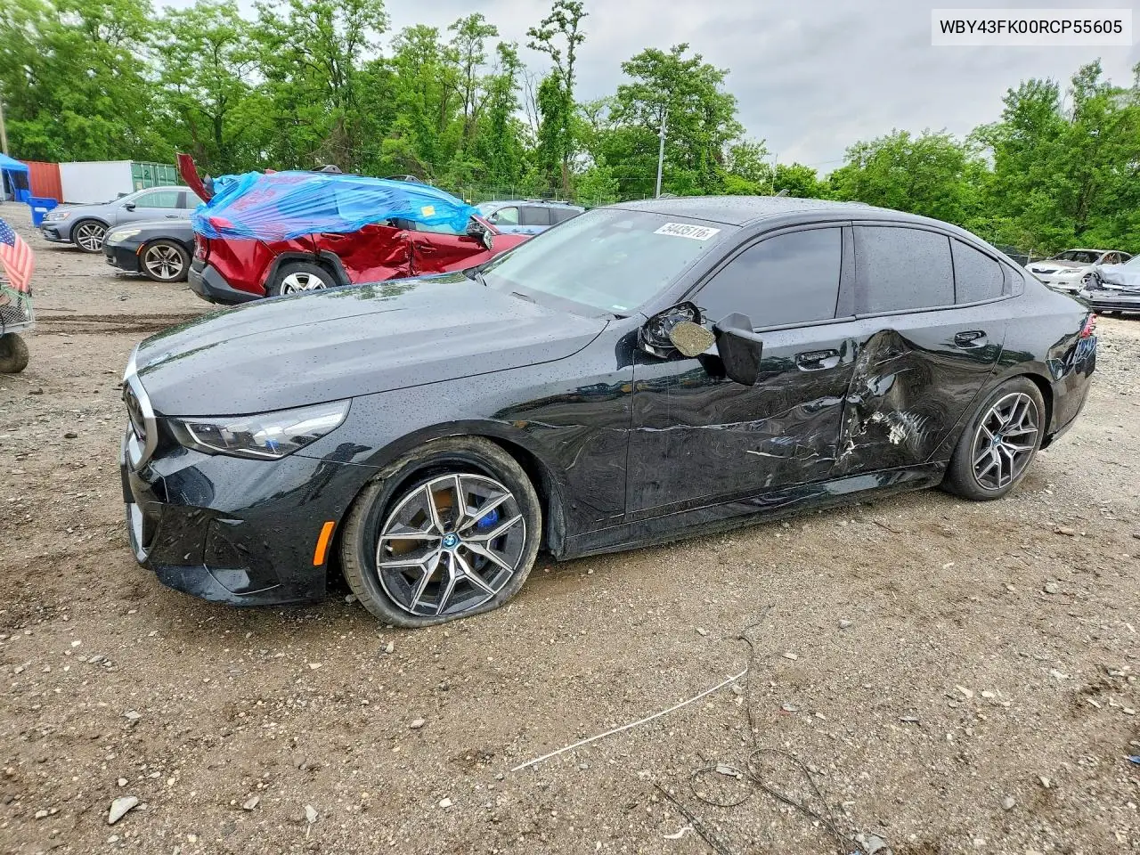 2024 BMW I5 M60 VIN: WBY43FK00RCP55605 Lot: 54435116