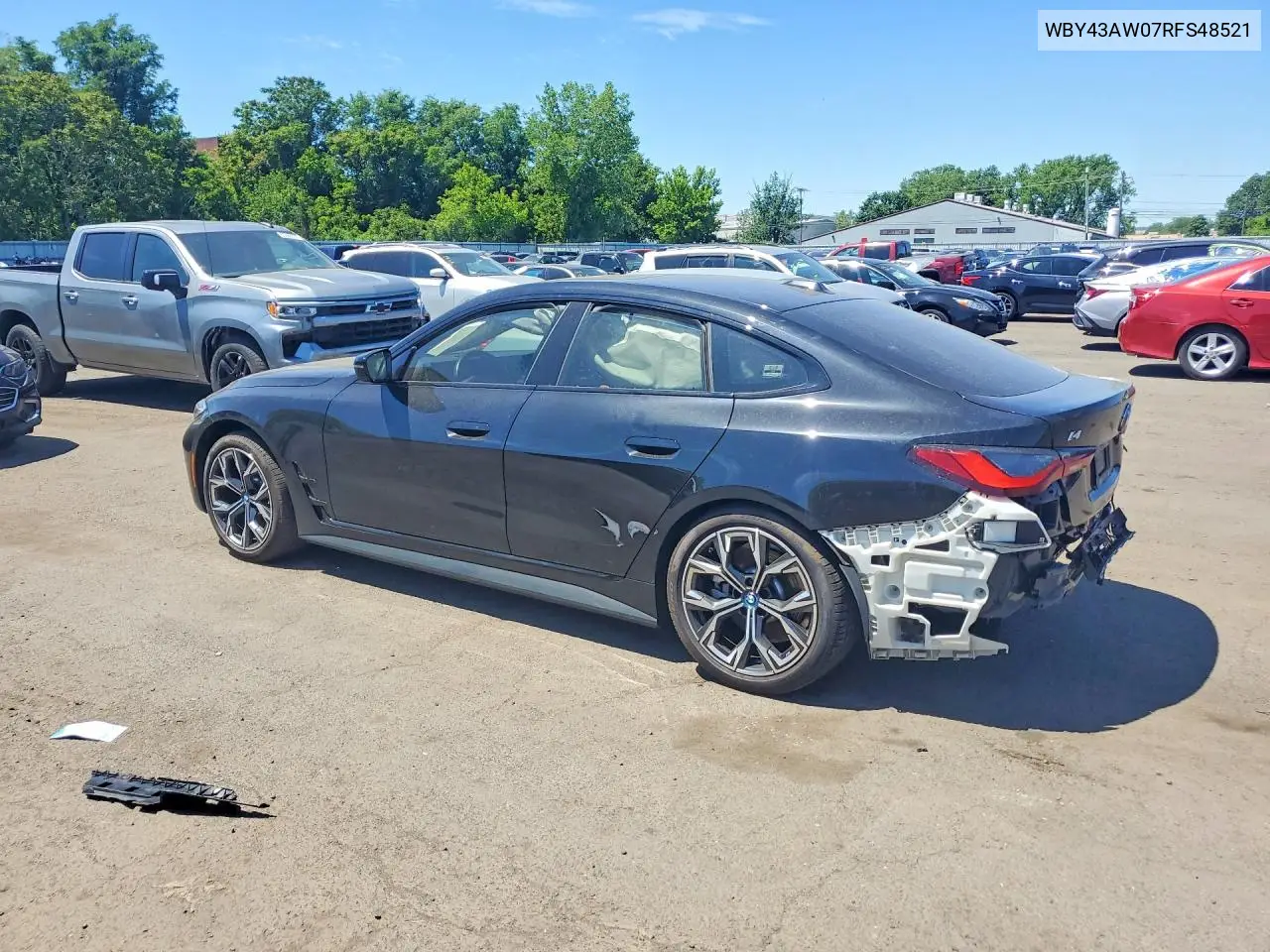 2024 BMW I4 Edrive 35 VIN: WBY43AW07RFS48521 Lot: 55530186
