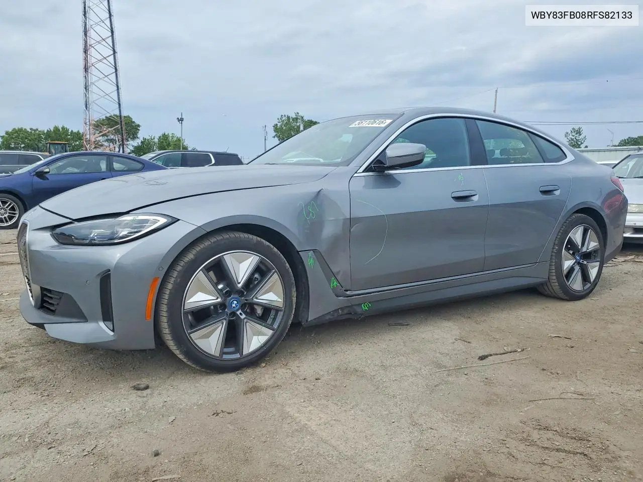 2024 BMW I4 xDrive 40 VIN: WBY83FB08RFS82133 Lot: 56110616