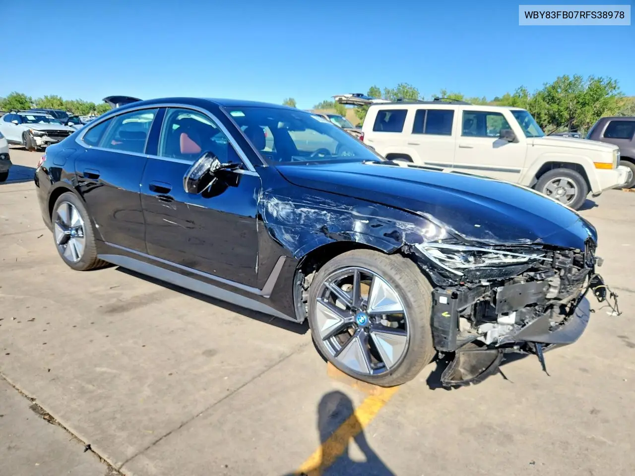 2024 BMW I4 xDrive 40 VIN: WBY83FB07RFS38978 Lot: 56524506