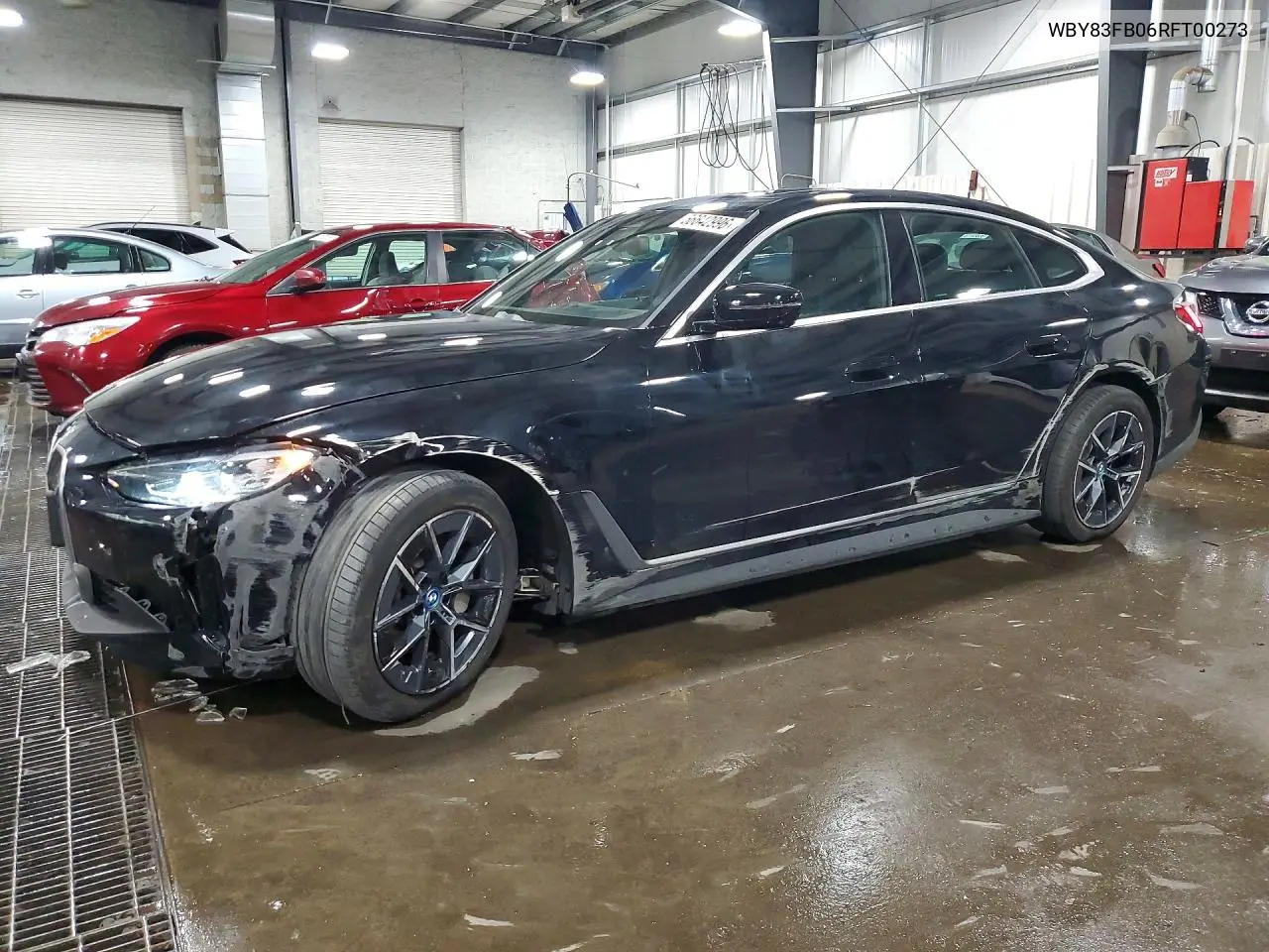 2024 BMW I4 xDrive 40 VIN: WBY83FB06RFT00273 Lot: 56642996