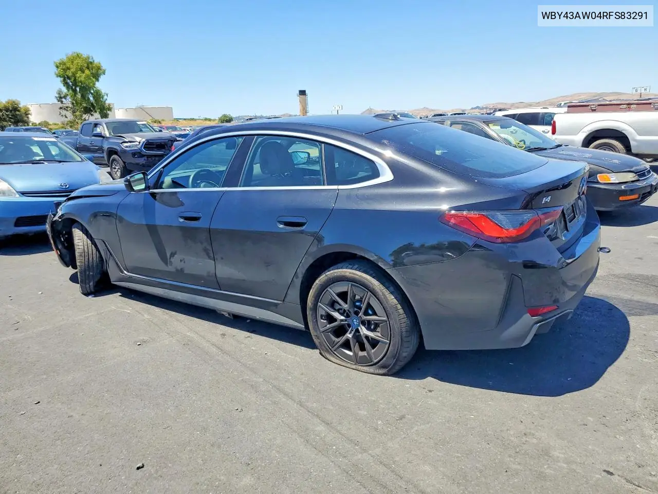 2024 BMW I4 Edrive 35 VIN: WBY43AW04RFS83291 Lot: 57145076