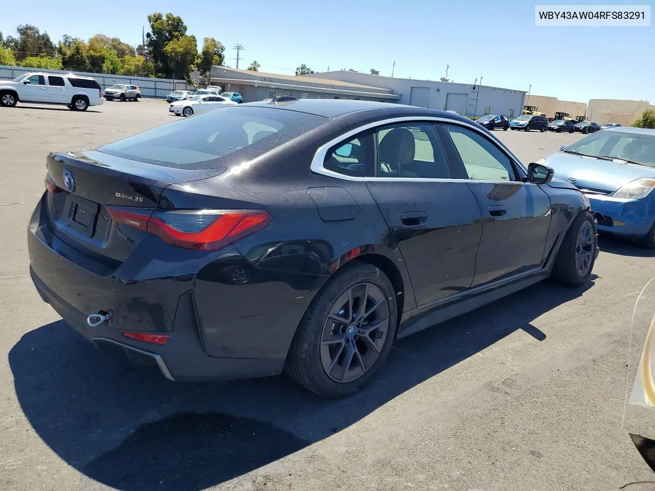 2024 BMW I4 Edrive 35 VIN: WBY43AW04RFS83291 Lot: 57145076
