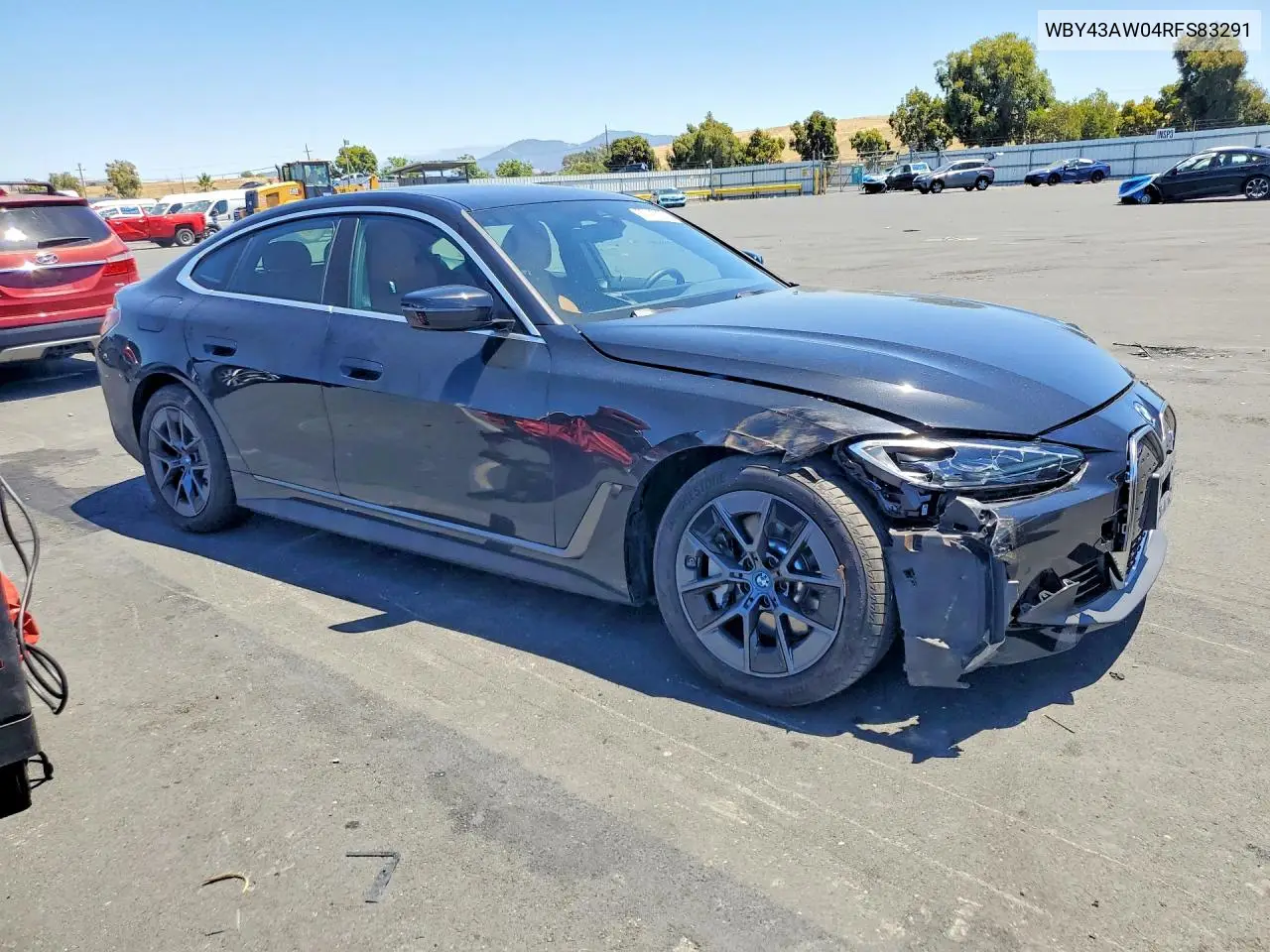 2024 BMW I4 Edrive 35 VIN: WBY43AW04RFS83291 Lot: 57145076