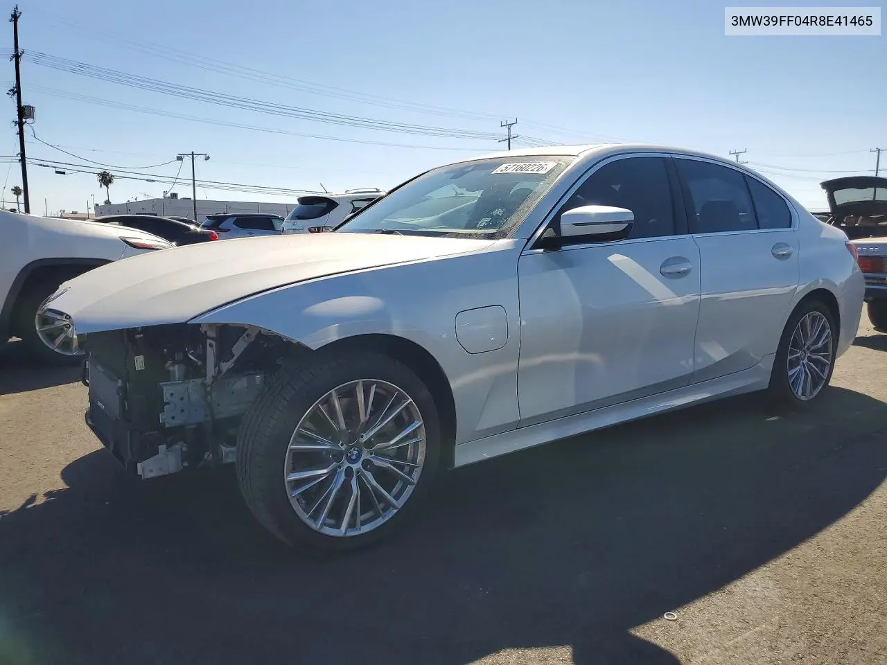 2024 BMW 330E VIN: 3MW39FF04R8E41465 Lot: 57160226