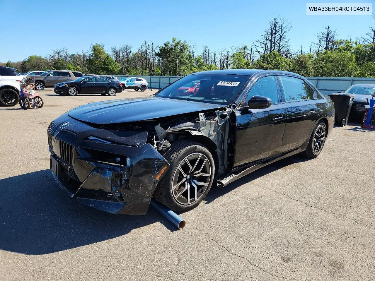2024 BMW 740 Xi VIN: WBA33EH04RCT04513 Lot: 58074166
