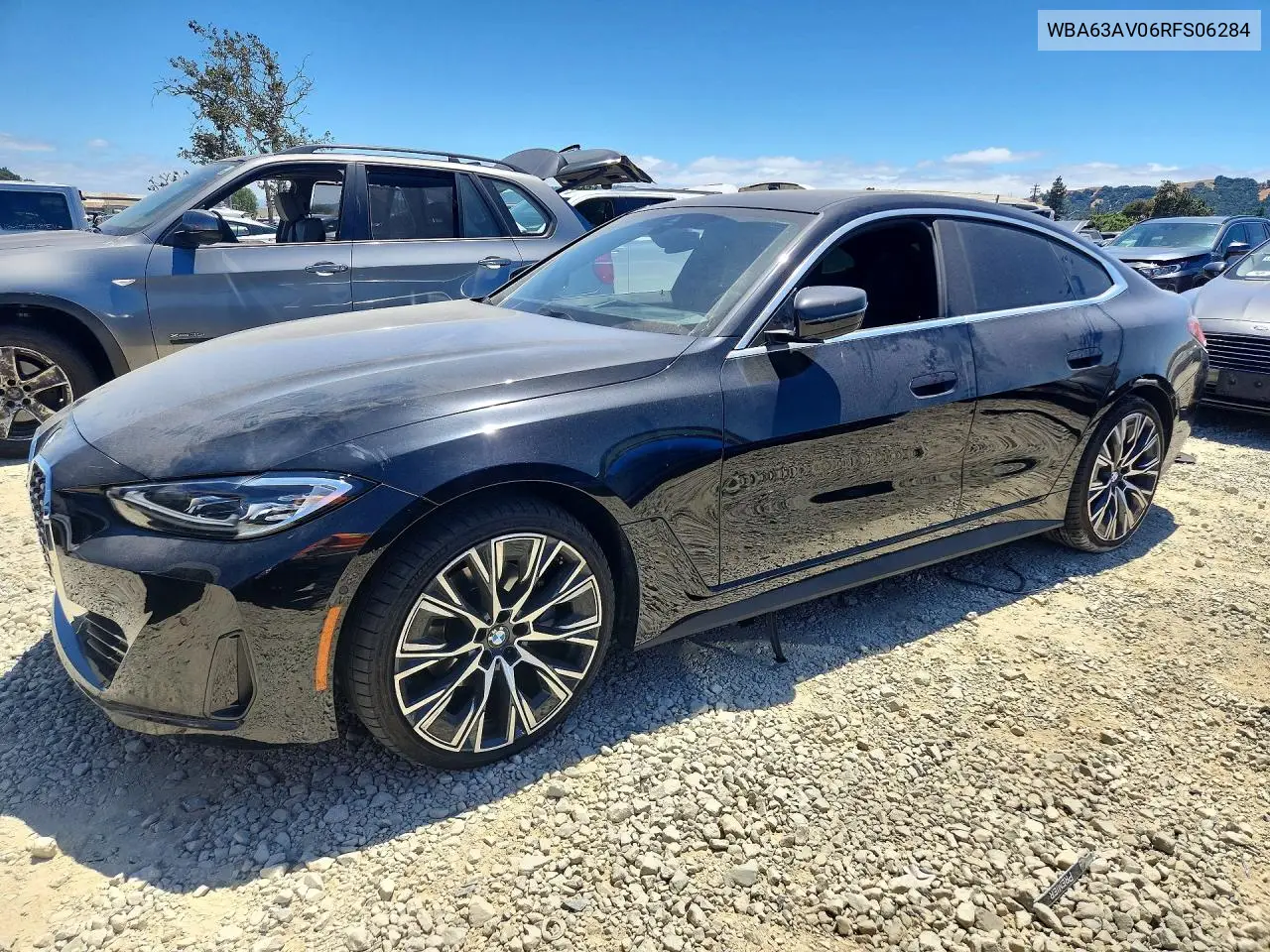 2024 BMW 430I Gran Coupe VIN: WBA63AV06RFS06284 Lot: 58144736