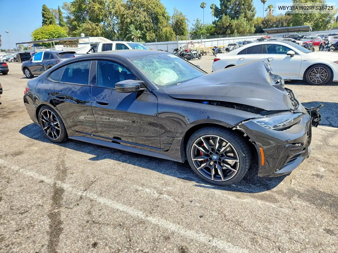 2024 BMW I4 M50 VIN: WBY33AW02RFS36725 Lot: 58899566