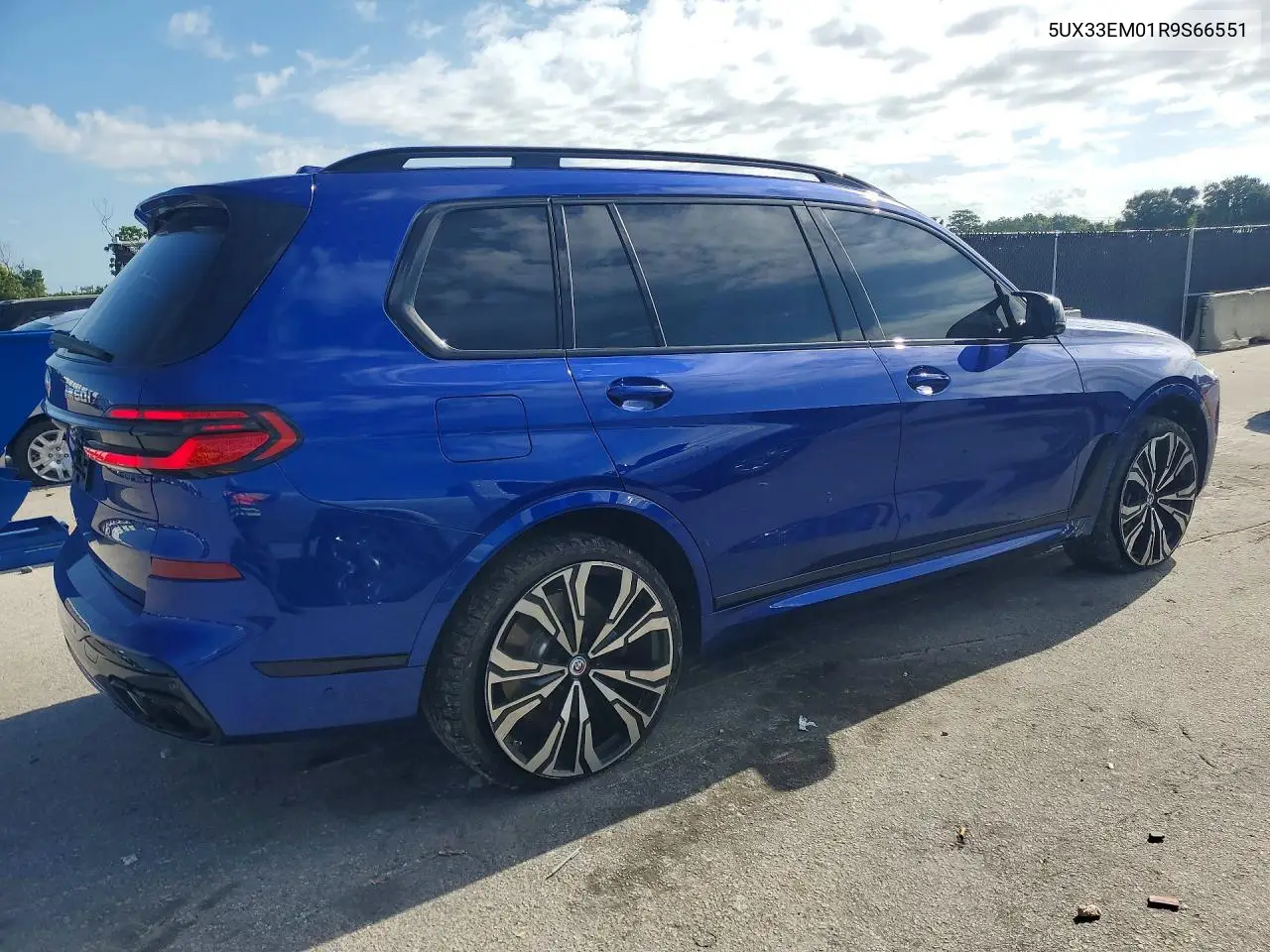 2024 BMW X7 M60I VIN: 5UX33EM01R9S66551 Lot: 58919986