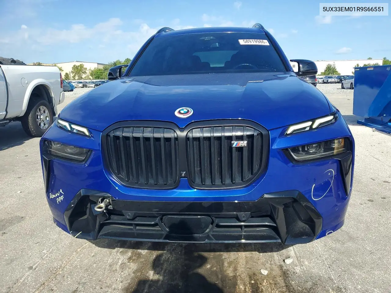 2024 BMW X7 M60I VIN: 5UX33EM01R9S66551 Lot: 58919986