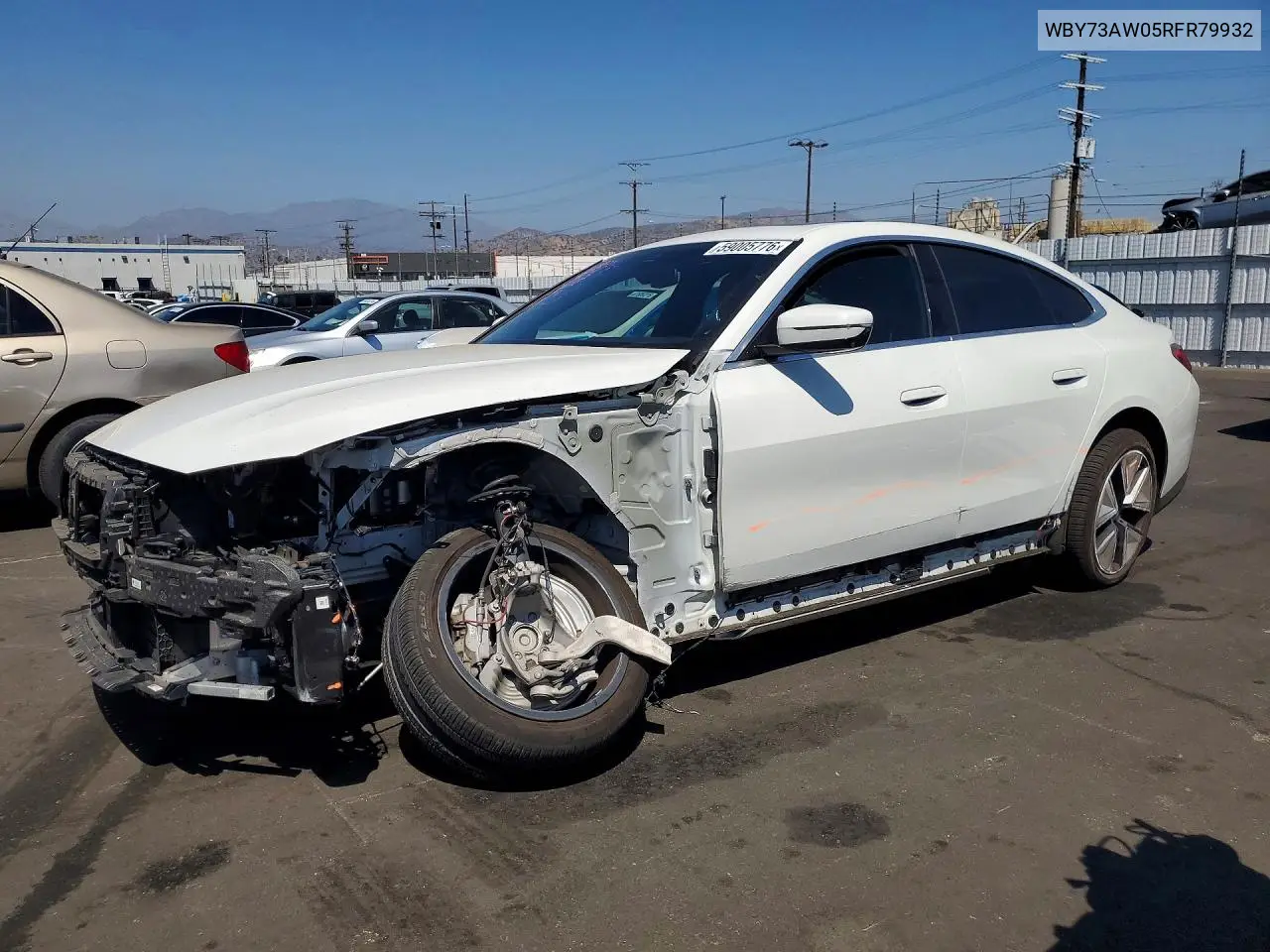 2024 BMW I4 Edrive 40 VIN: WBY73AW05RFR79932 Lot: 59005776