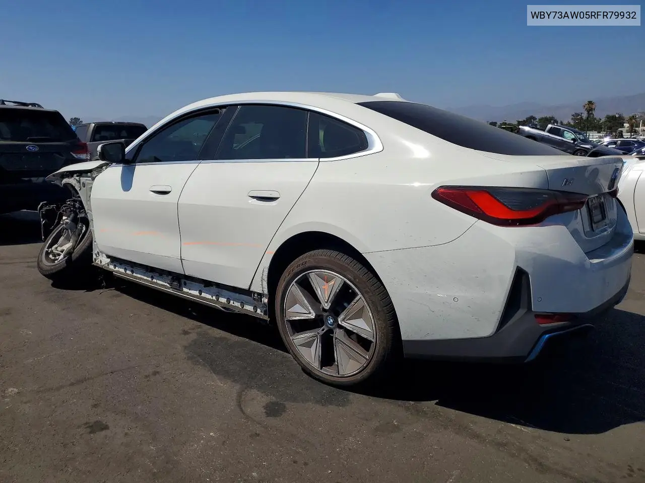 2024 BMW I4 Edrive 40 VIN: WBY73AW05RFR79932 Lot: 59005776