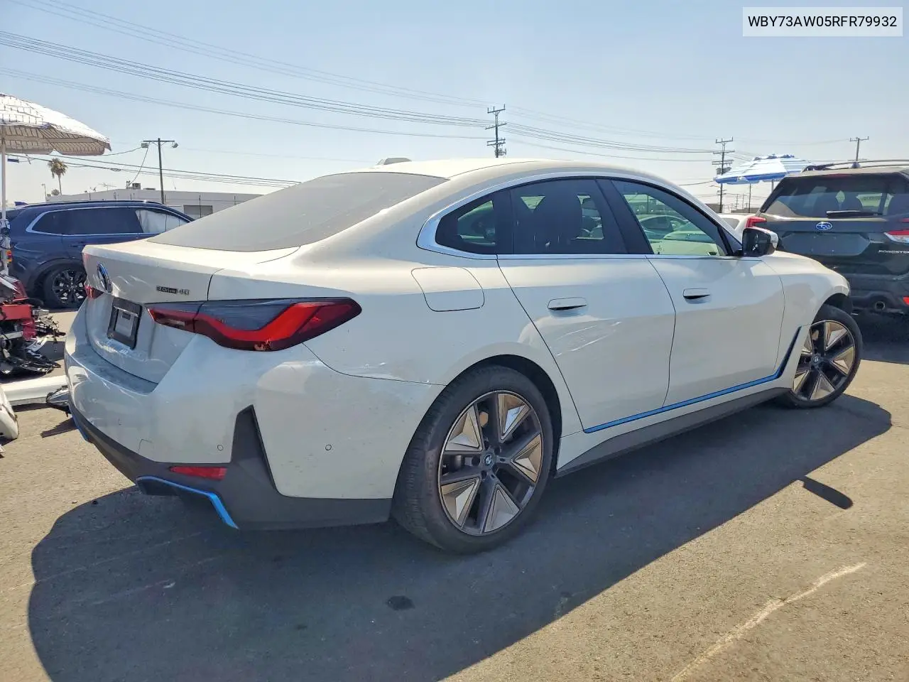 2024 BMW I4 Edrive 40 VIN: WBY73AW05RFR79932 Lot: 59005776
