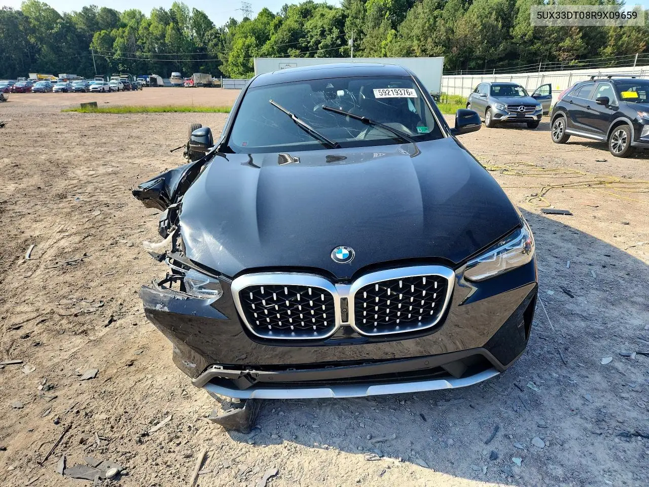 2024 BMW X4 xDrive30I VIN: 5UX33DT08R9X09659 Lot: 59219376