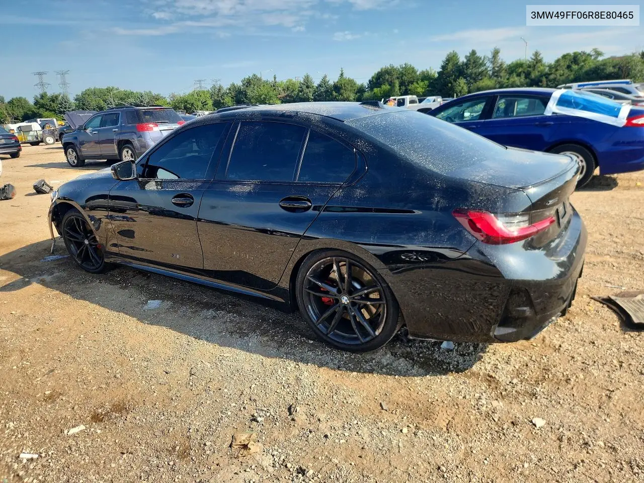 2024 BMW M340Xi VIN: 3MW49FF06R8E80465 Lot: 59687616