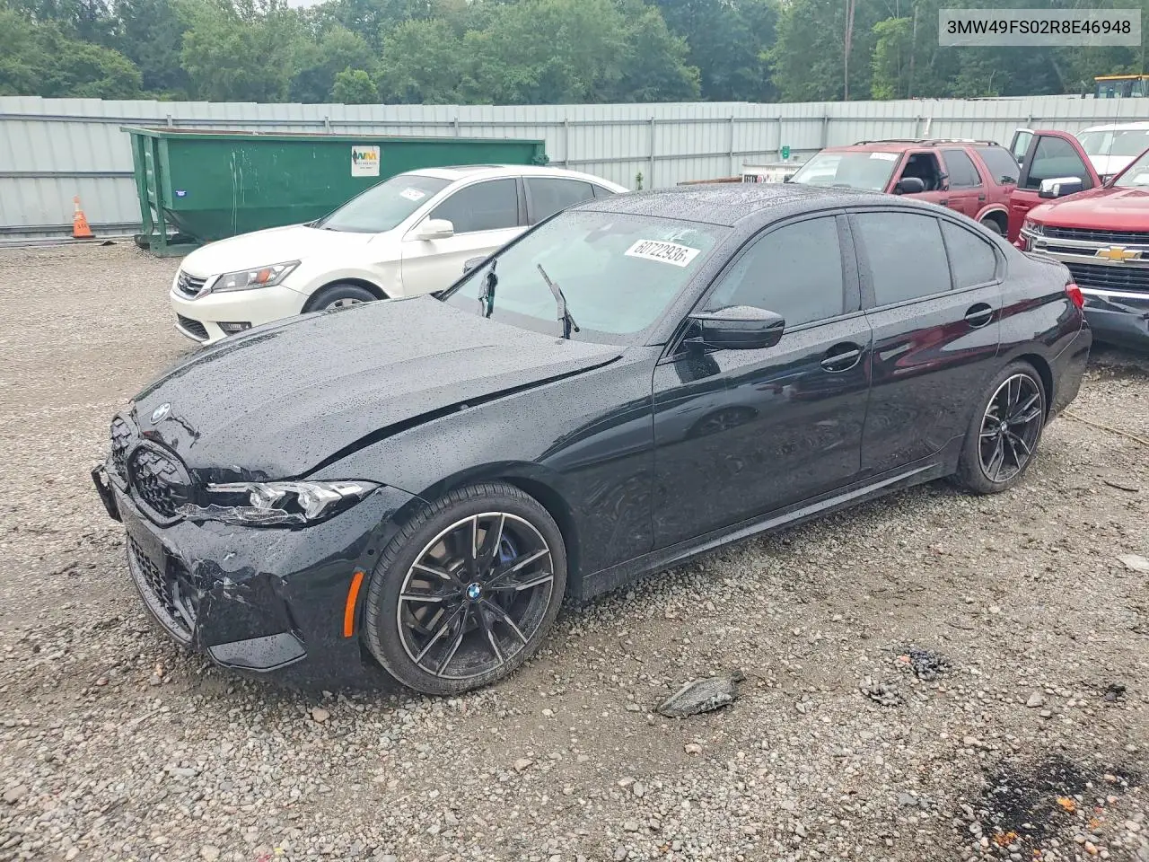 2024 BMW M340I VIN: 3MW49FS02R8E46948 Lot: 60722936