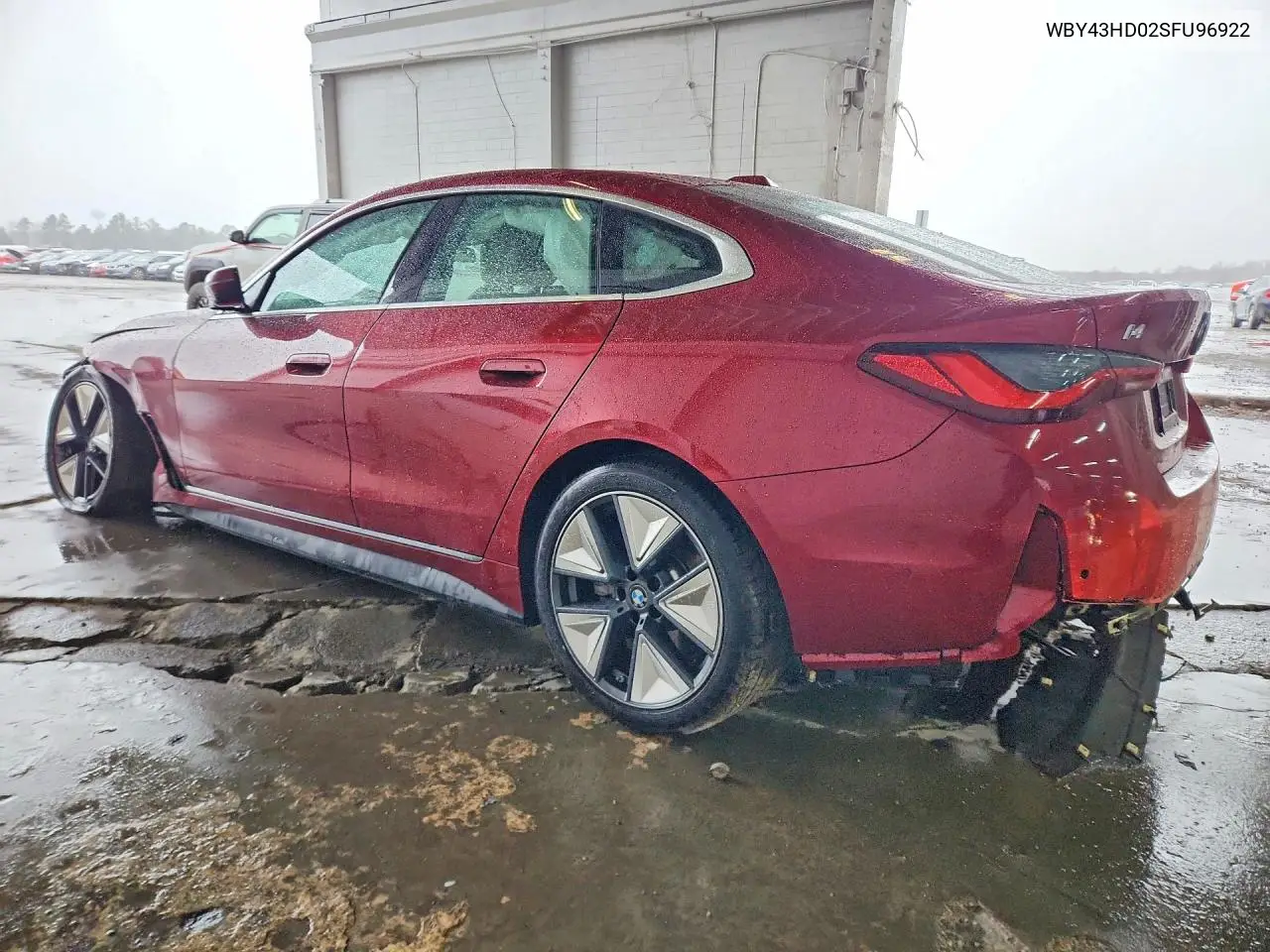 2025 BMW I4 xDrive 40 VIN: WBY43HD02SFU96922 Lot: 41734156