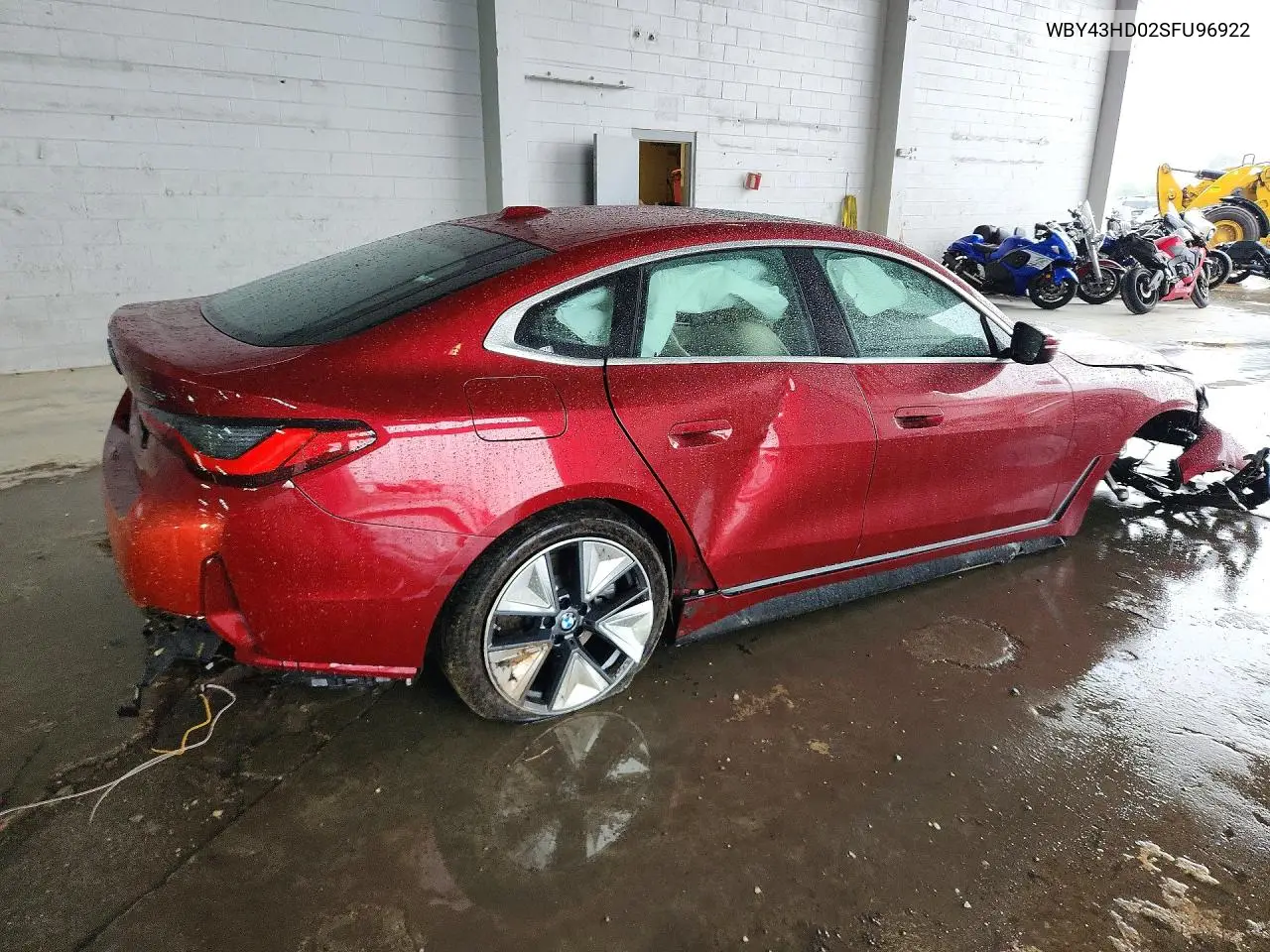 2025 BMW I4 xDrive 40 VIN: WBY43HD02SFU96922 Lot: 41734156