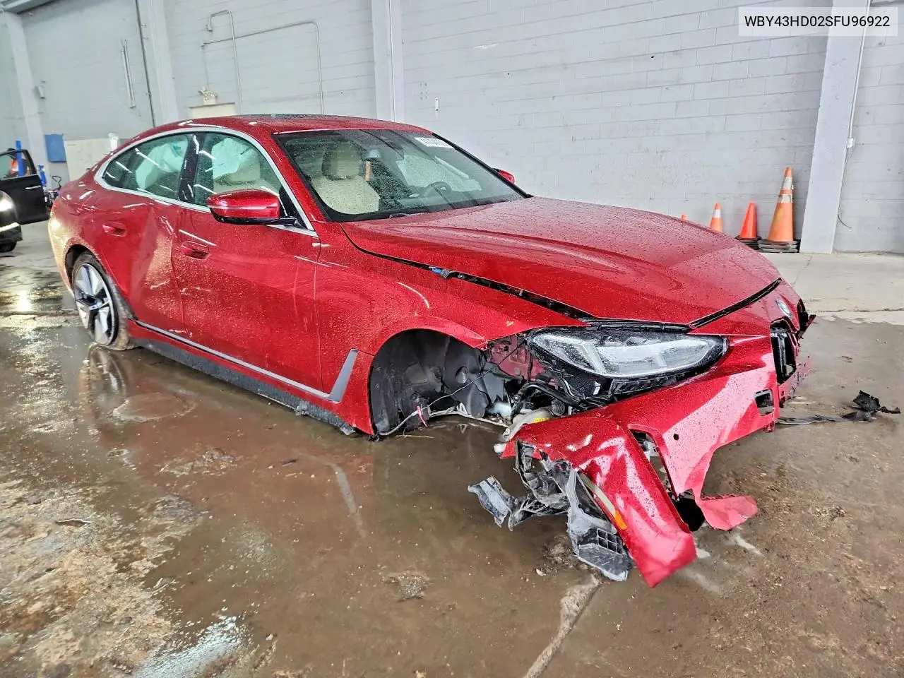 2025 BMW I4 xDrive 40 VIN: WBY43HD02SFU96922 Lot: 41734156