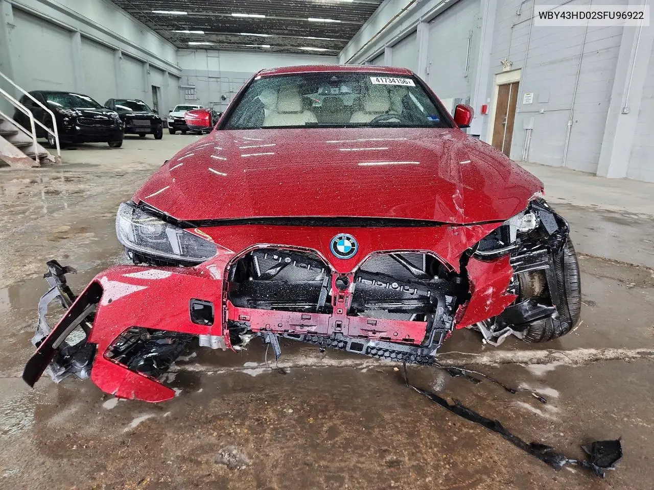2025 BMW I4 xDrive 40 VIN: WBY43HD02SFU96922 Lot: 41734156
