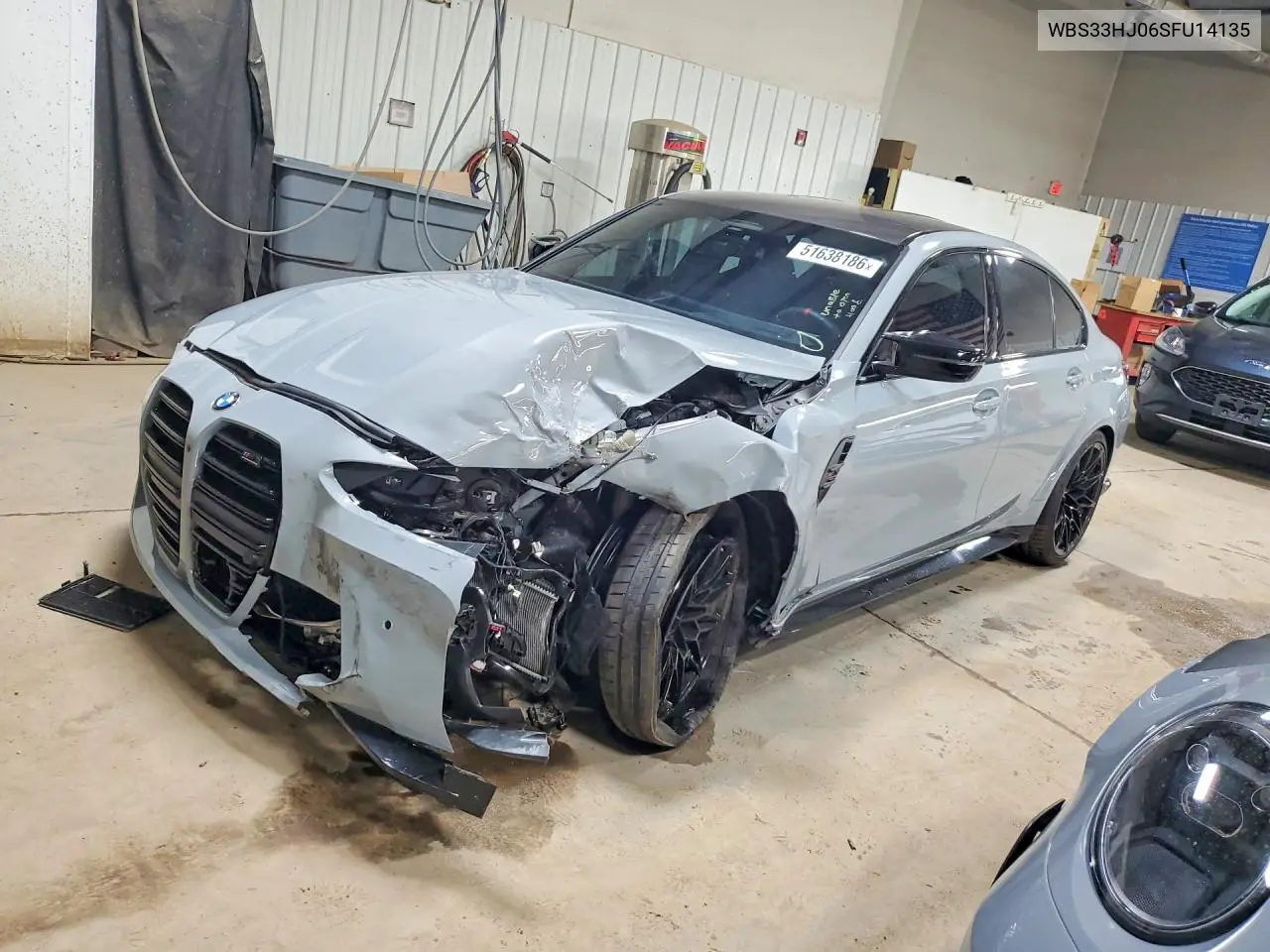 2025 BMW M3 Competition VIN: WBS33HJ06SFU14135 Lot: 51638186