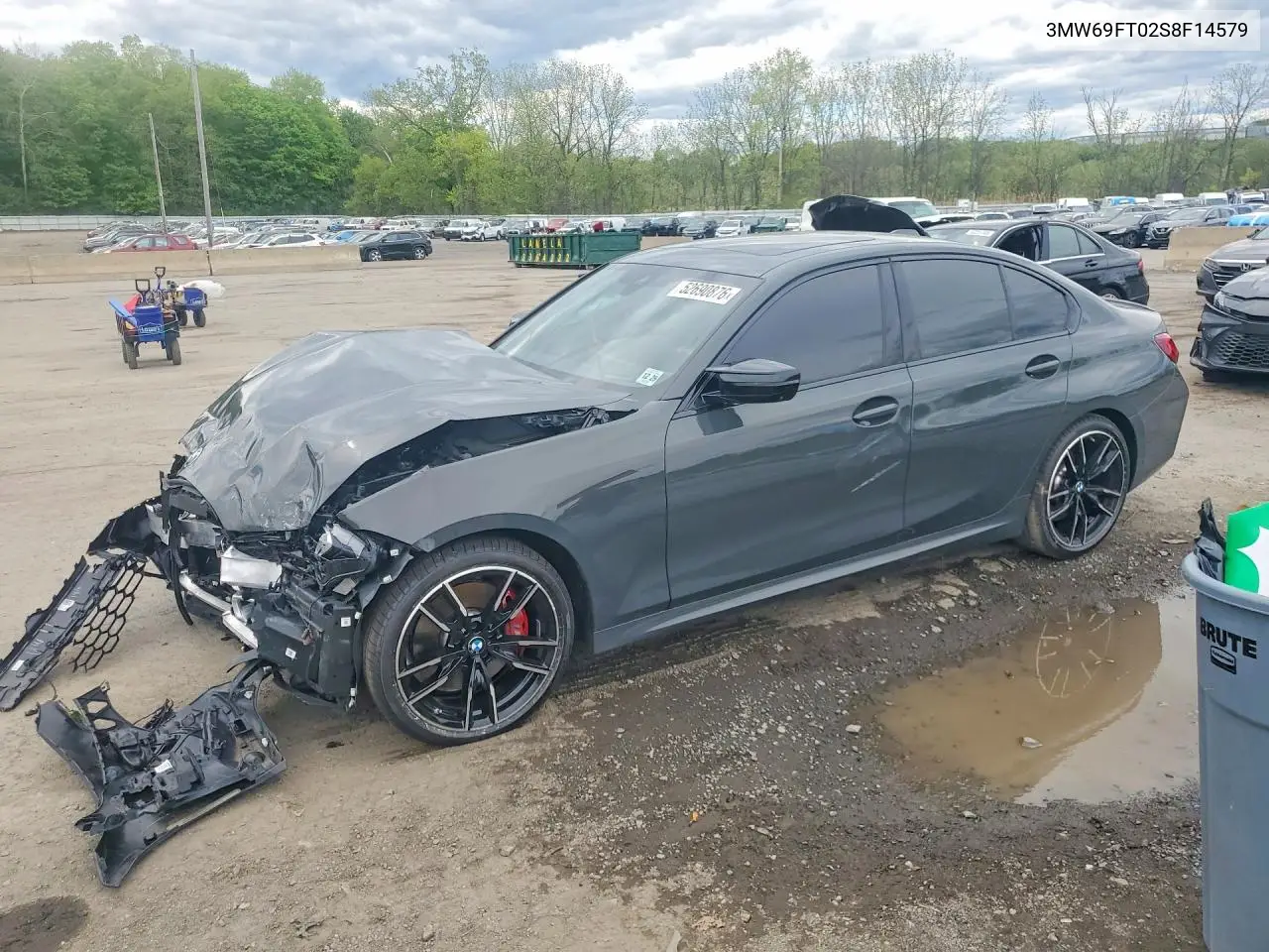 2025 BMW M340Xi VIN: 3MW69FT02S8F14579 Lot: 52690876