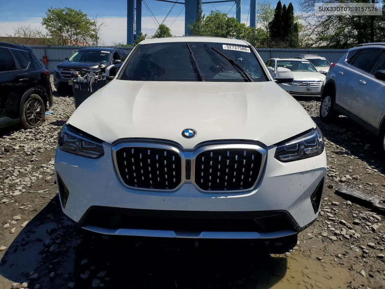 2025 BMW X4 xDrive30I VIN: 5UX33DT07S9157576 Lot: 52737586