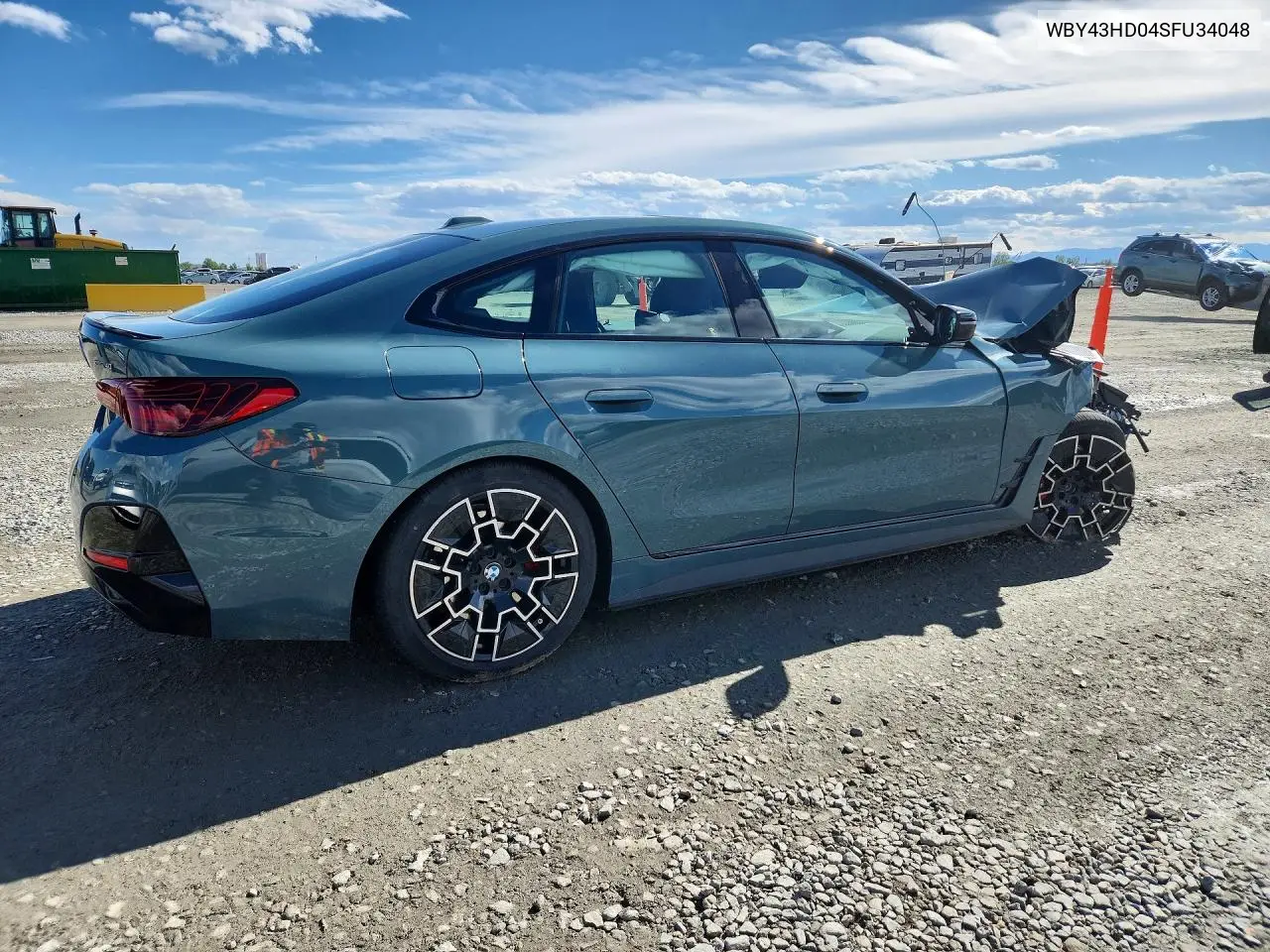 2025 BMW I4 xDrive 40 VIN: WBY43HD04SFU34048 Lot: 52827486