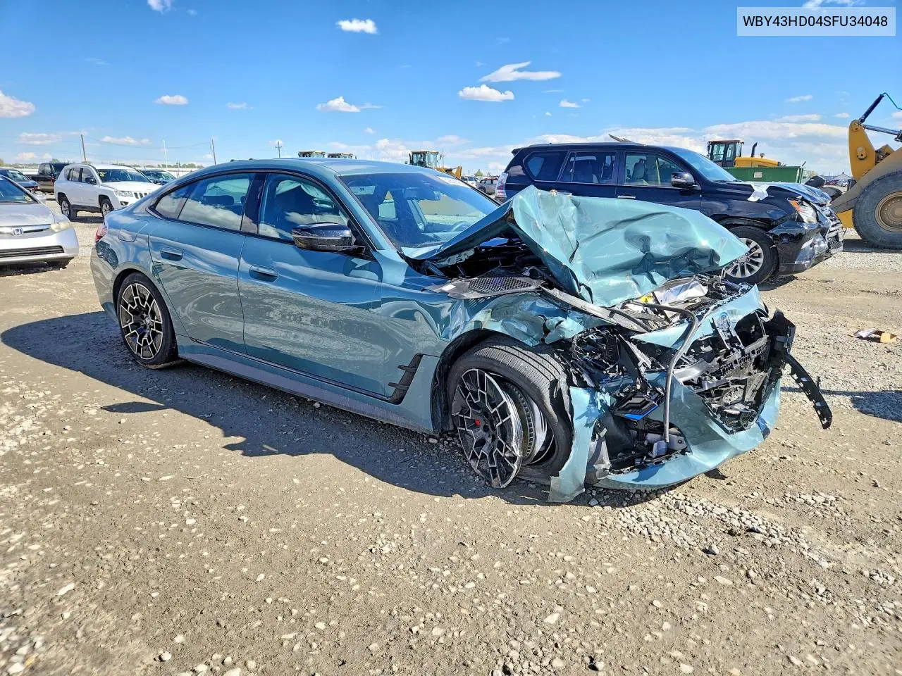 2025 BMW I4 xDrive 40 VIN: WBY43HD04SFU34048 Lot: 52827486