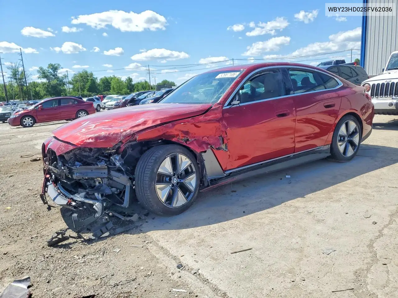 2025 BMW I4 Edrive 40 VIN: WBY23HD02SFV62036 Lot: 52887106