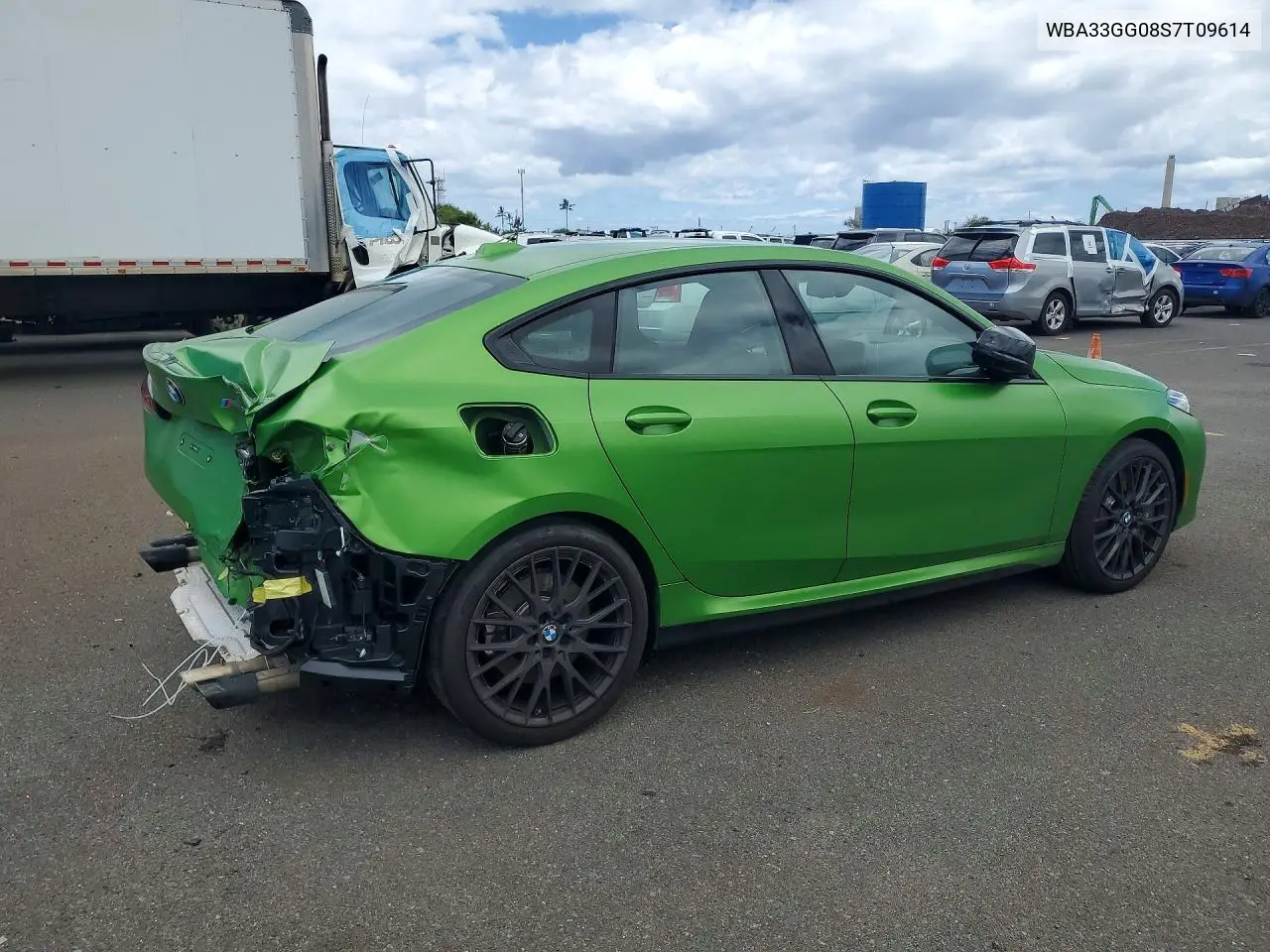 2025 BMW M235Xi VIN: WBA33GG08S7T09614 Lot: 53719066