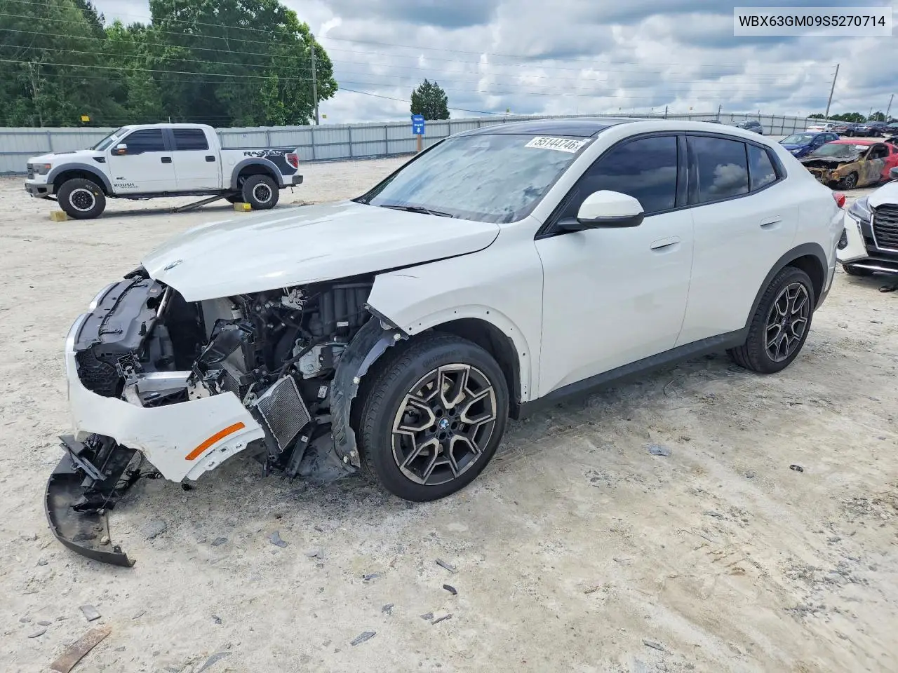 2025 BMW X2 xDrive28I VIN: WBX63GM09S5270714 Lot: 55144746
