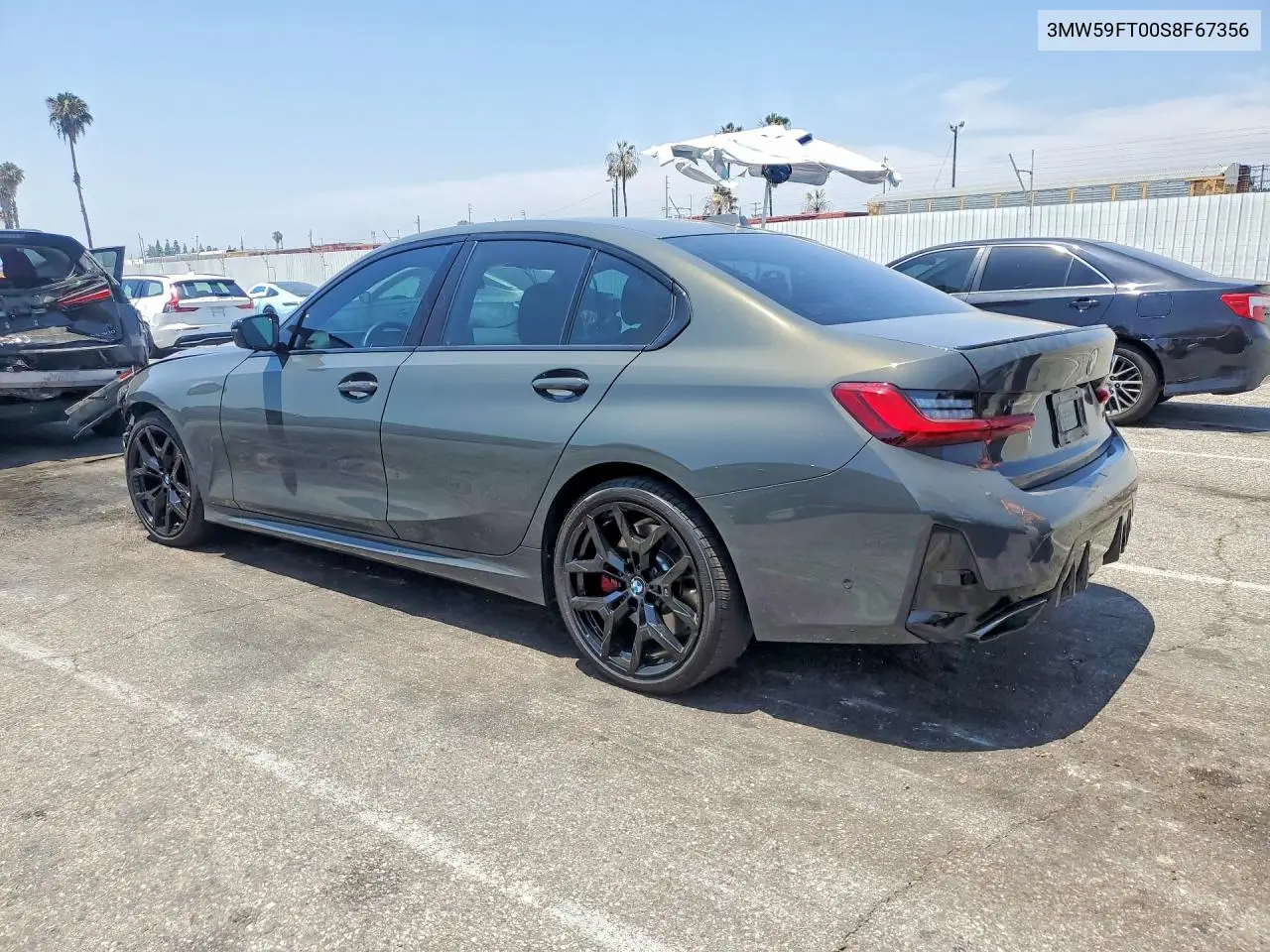 2025 BMW M340I VIN: 3MW59FT00S8F67356 Lot: 55287596