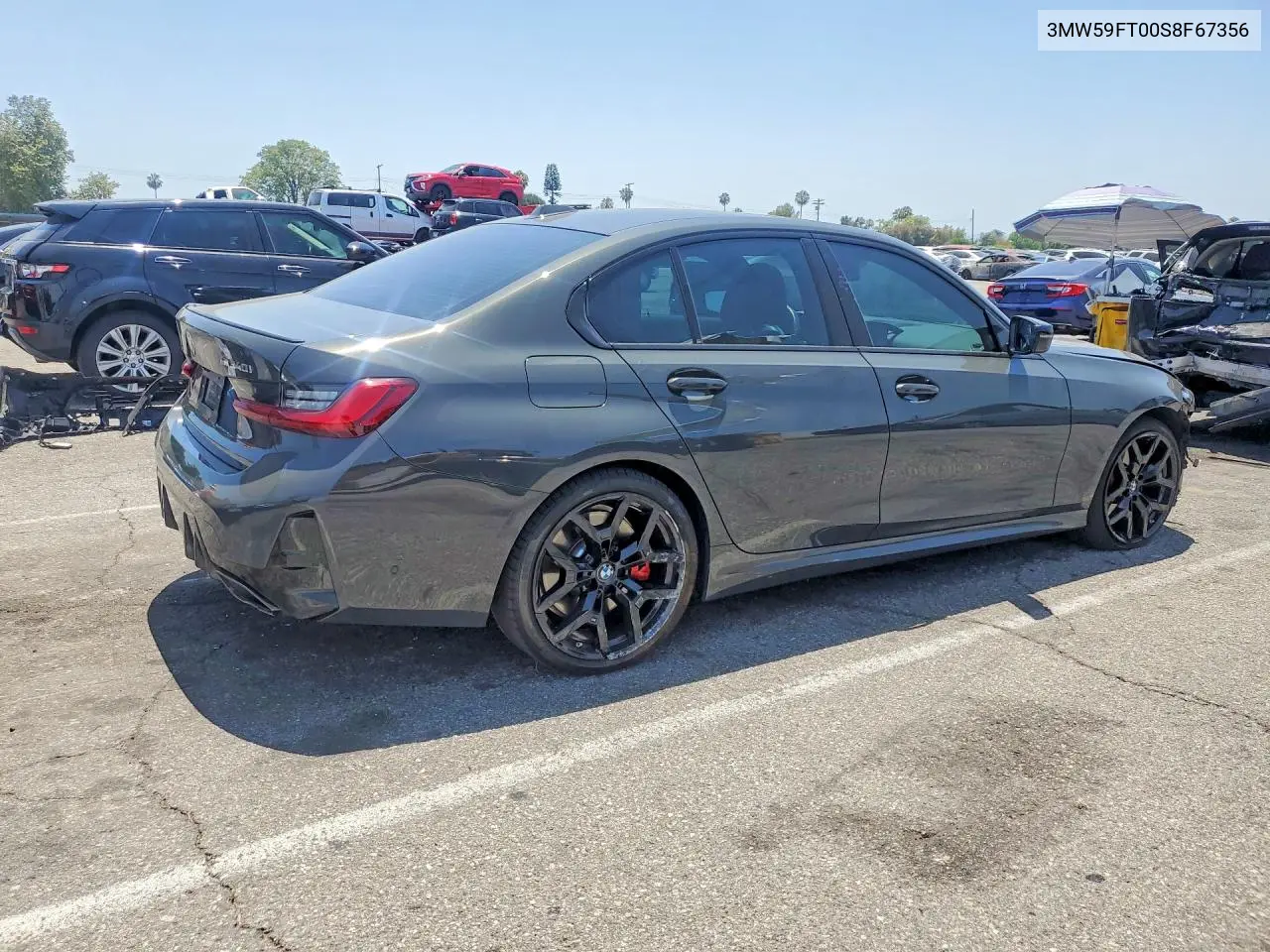 2025 BMW M340I VIN: 3MW59FT00S8F67356 Lot: 55287596