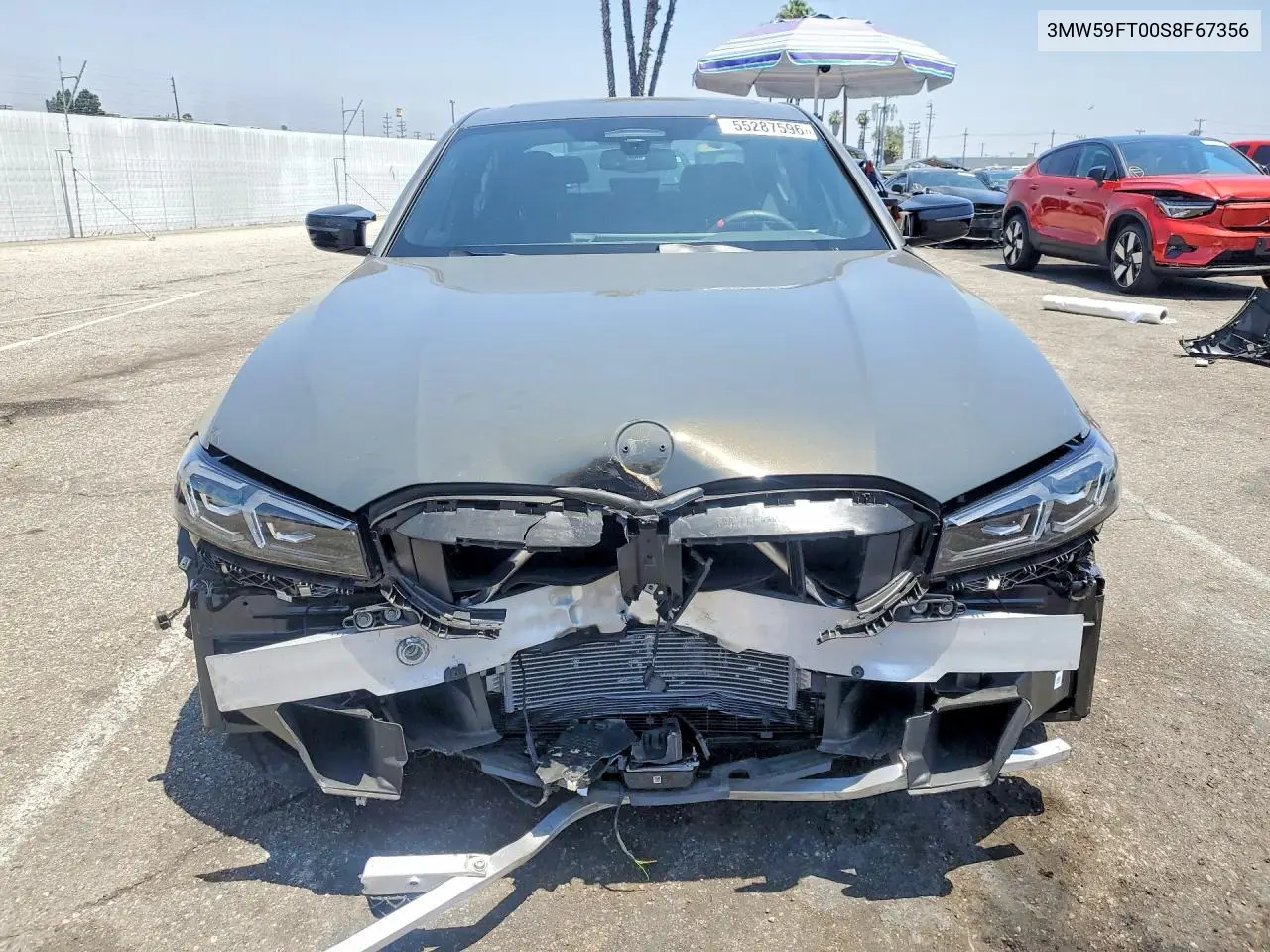 2025 BMW M340I VIN: 3MW59FT00S8F67356 Lot: 55287596