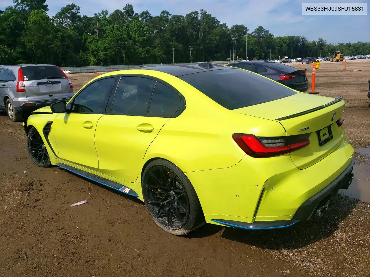 2025 BMW M3 Competition VIN: WBS33HJ09SFU15831 Lot: 55433696