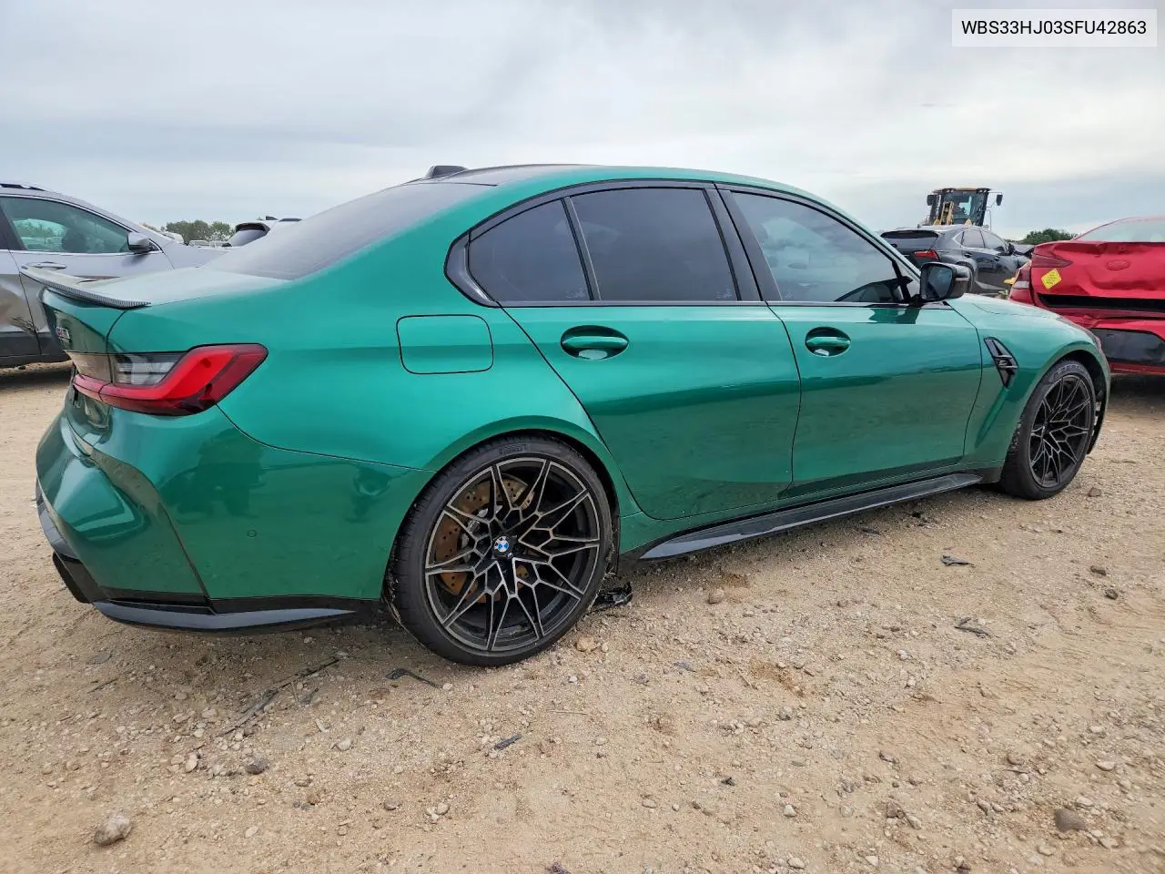 2025 BMW M3 Competition VIN: WBS33HJ03SFU42863 Lot: 55715506